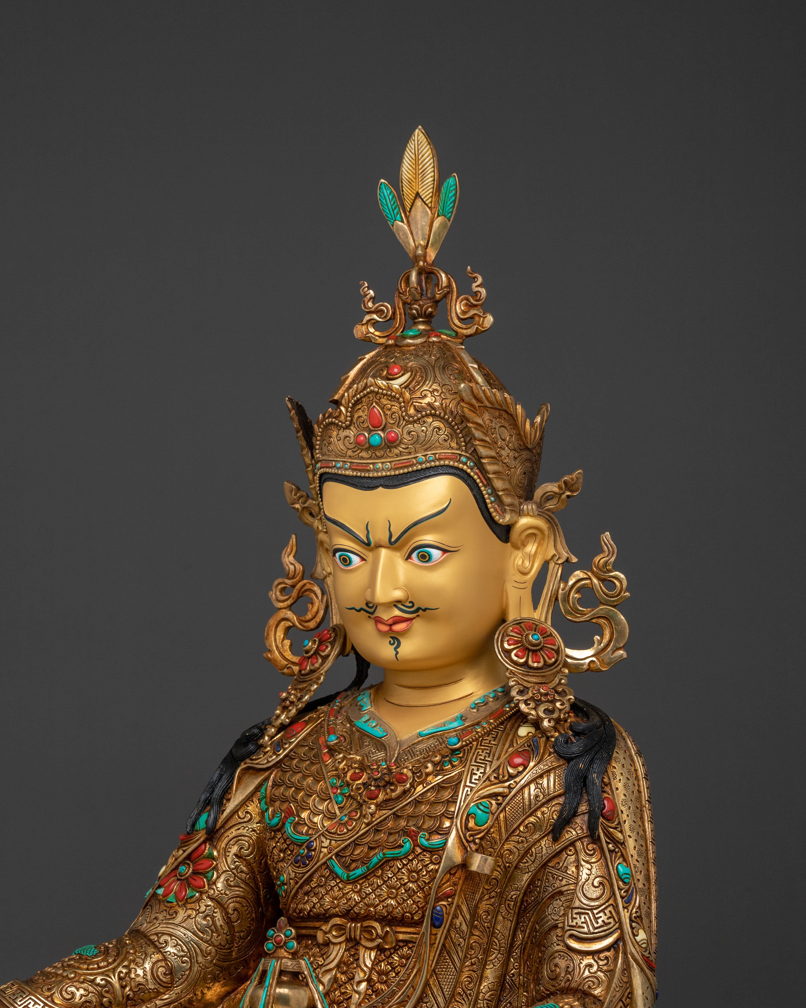 Guru Rinpoche Buddhist Statue | Sacred Figurine