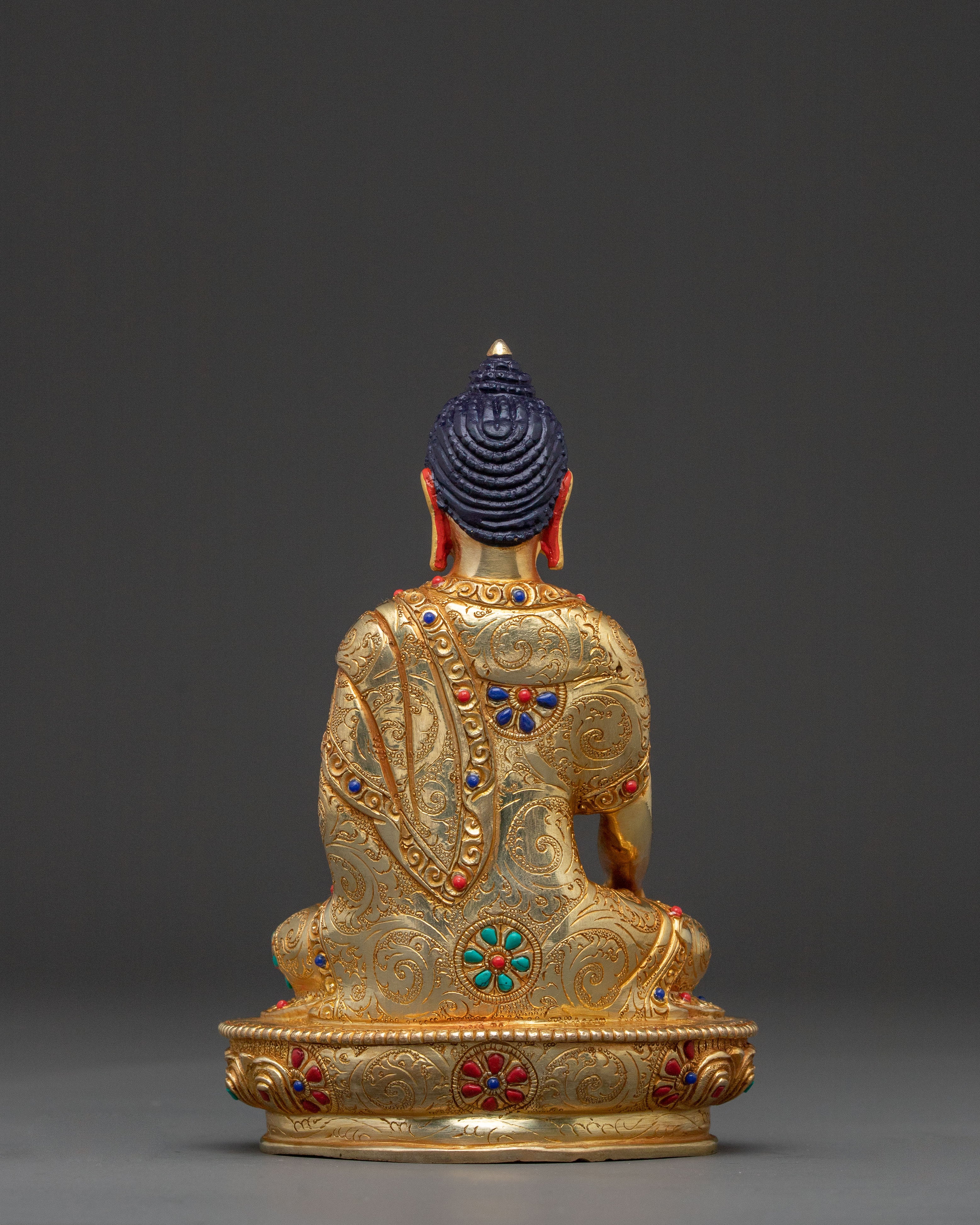 Tibetan Shakyamuni Buddha Sacred Figurine for Altar