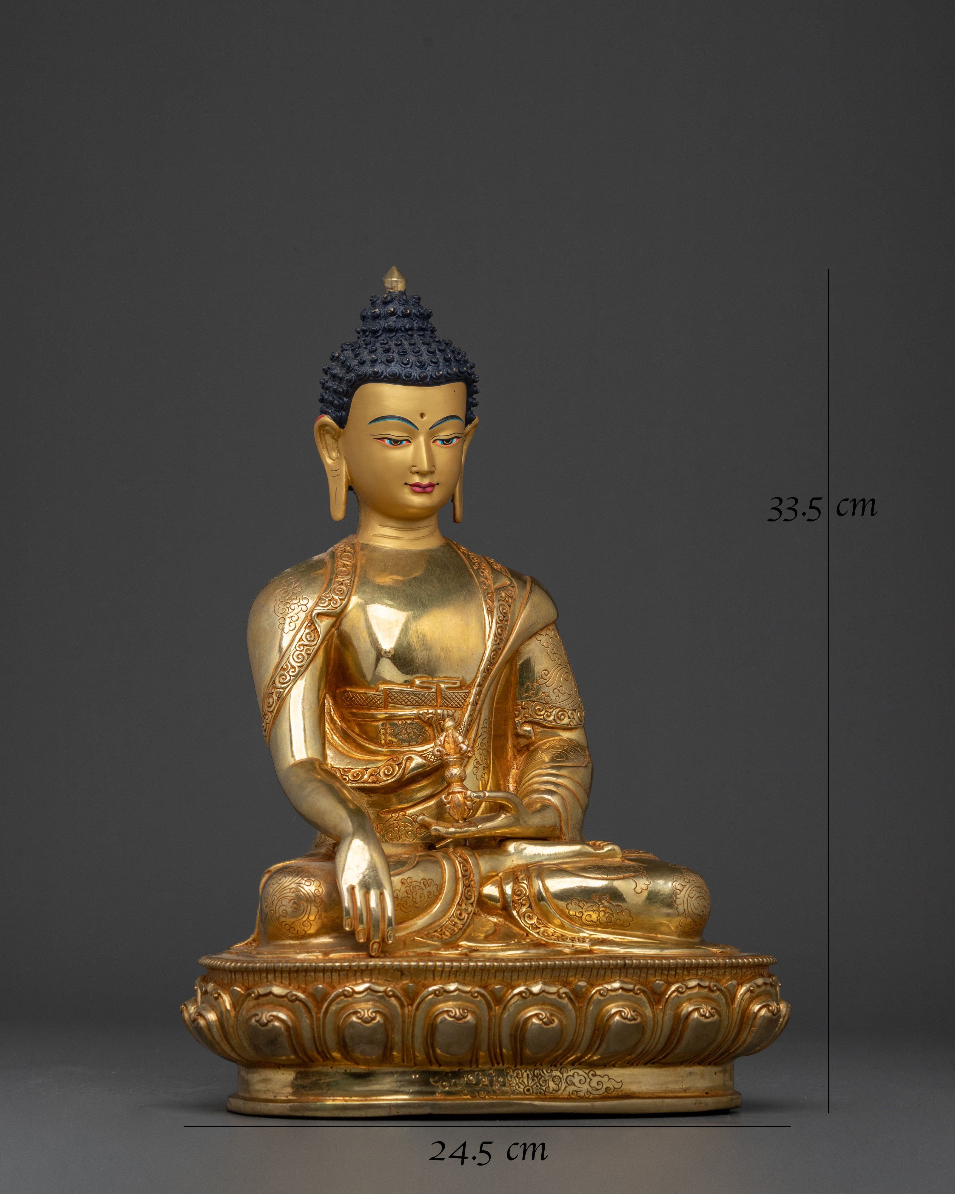 Handcrafted Mitrugpa Statue: Buddhist Home Decor