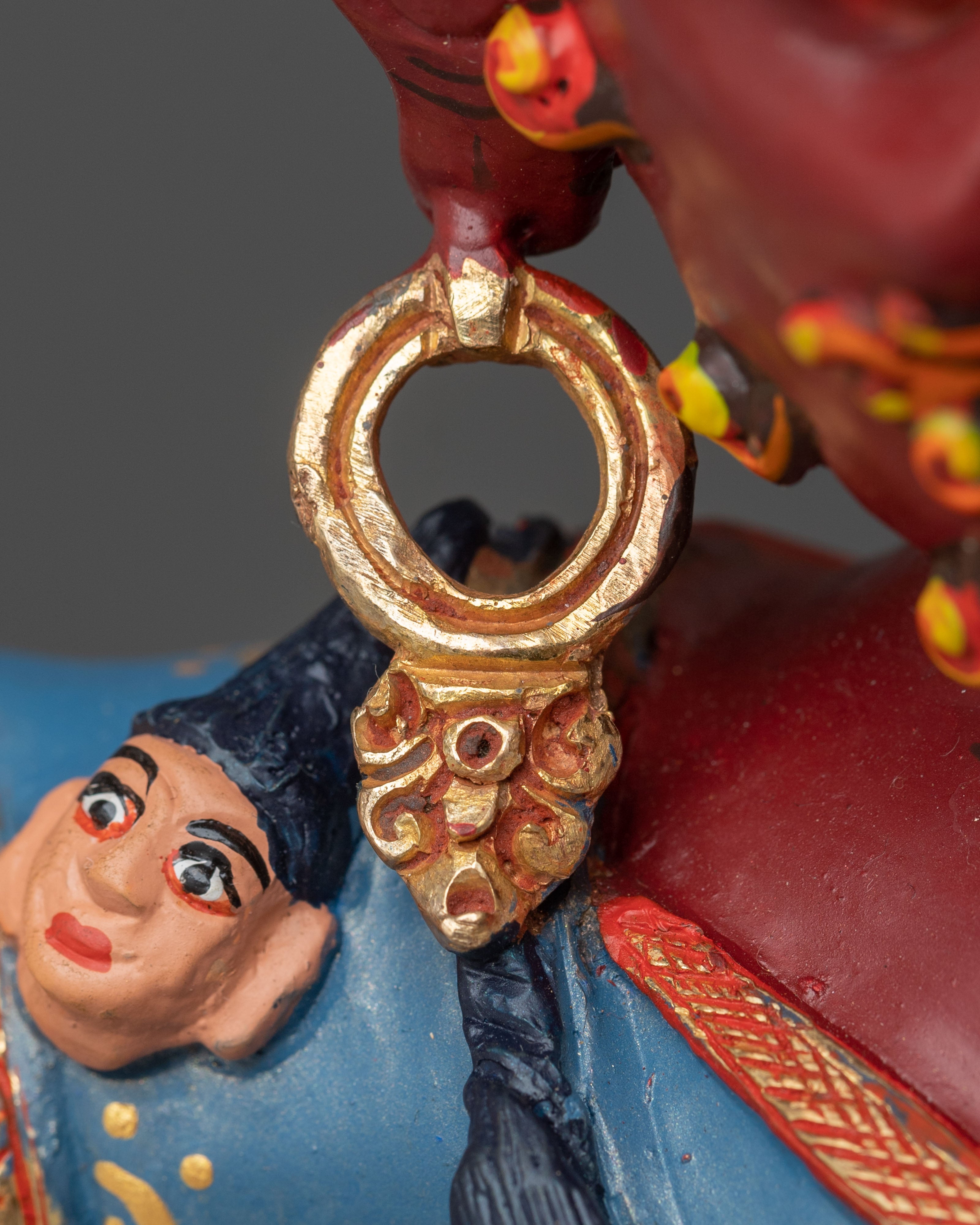 Dorje Drollo Copper Statue | Wrathful Guru Rinpoche Form