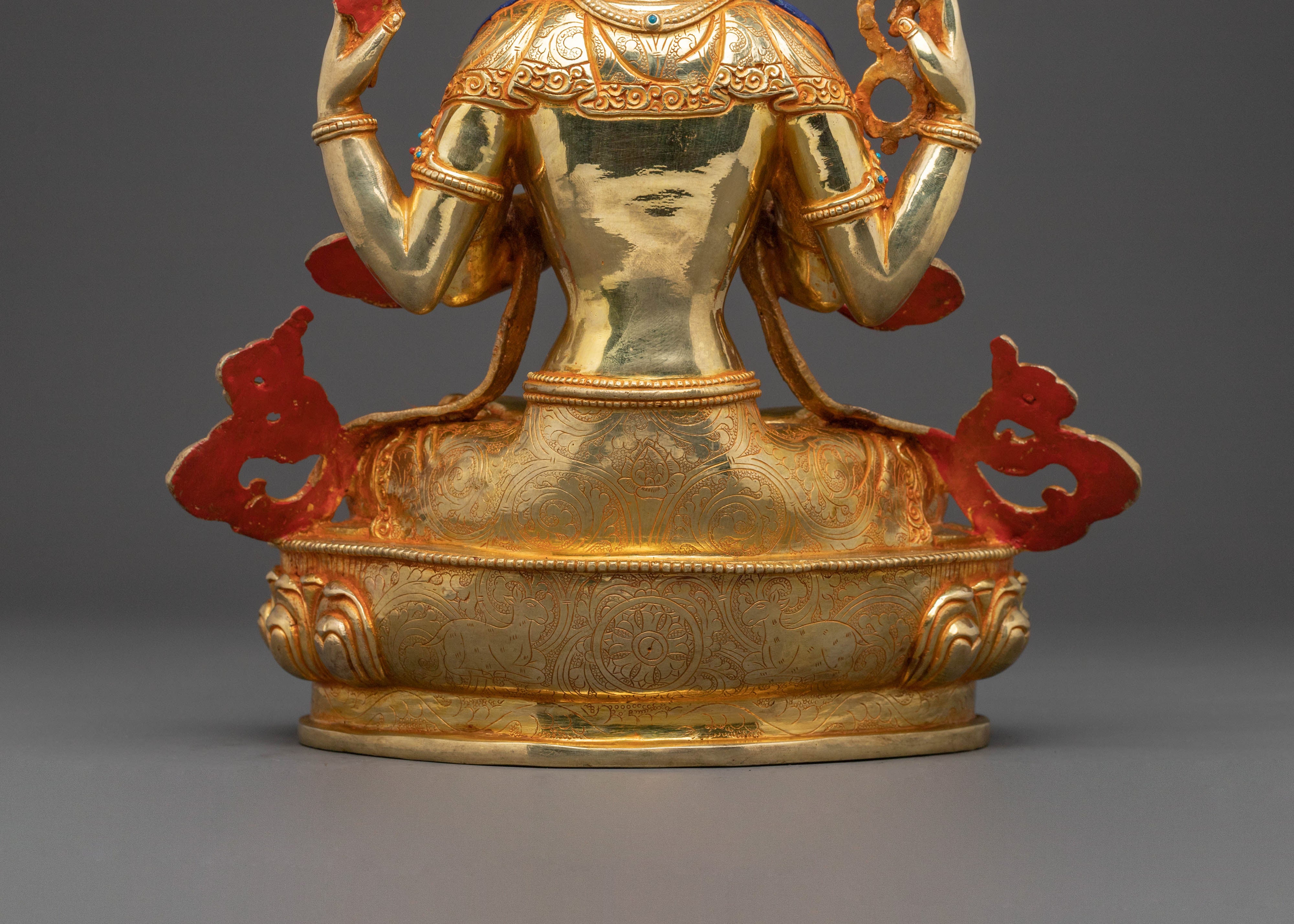 Divine Statue of Chenrezig – Handcrafted in Nepal