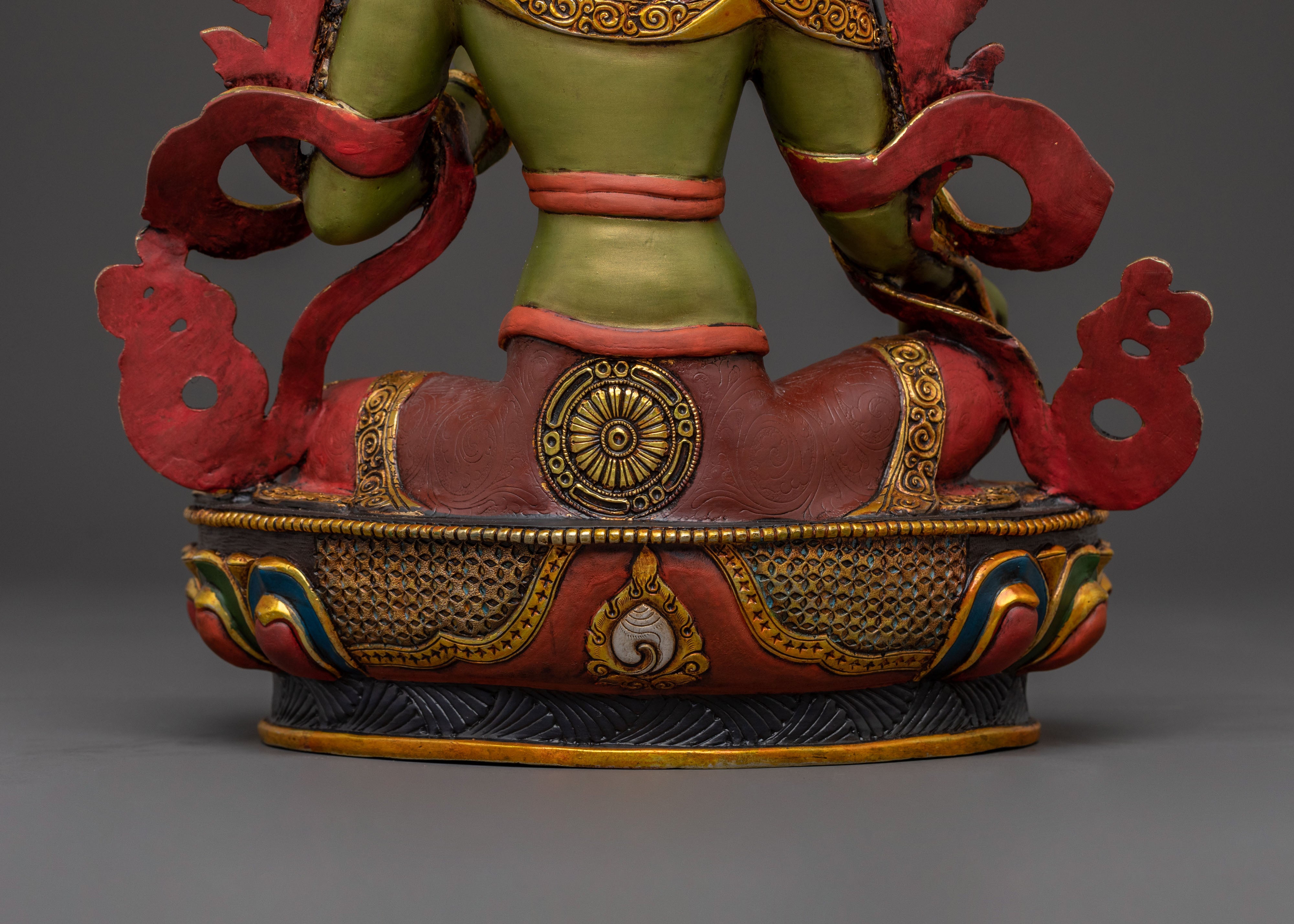 Green Tara Statue for Protection | Spiritual Figure