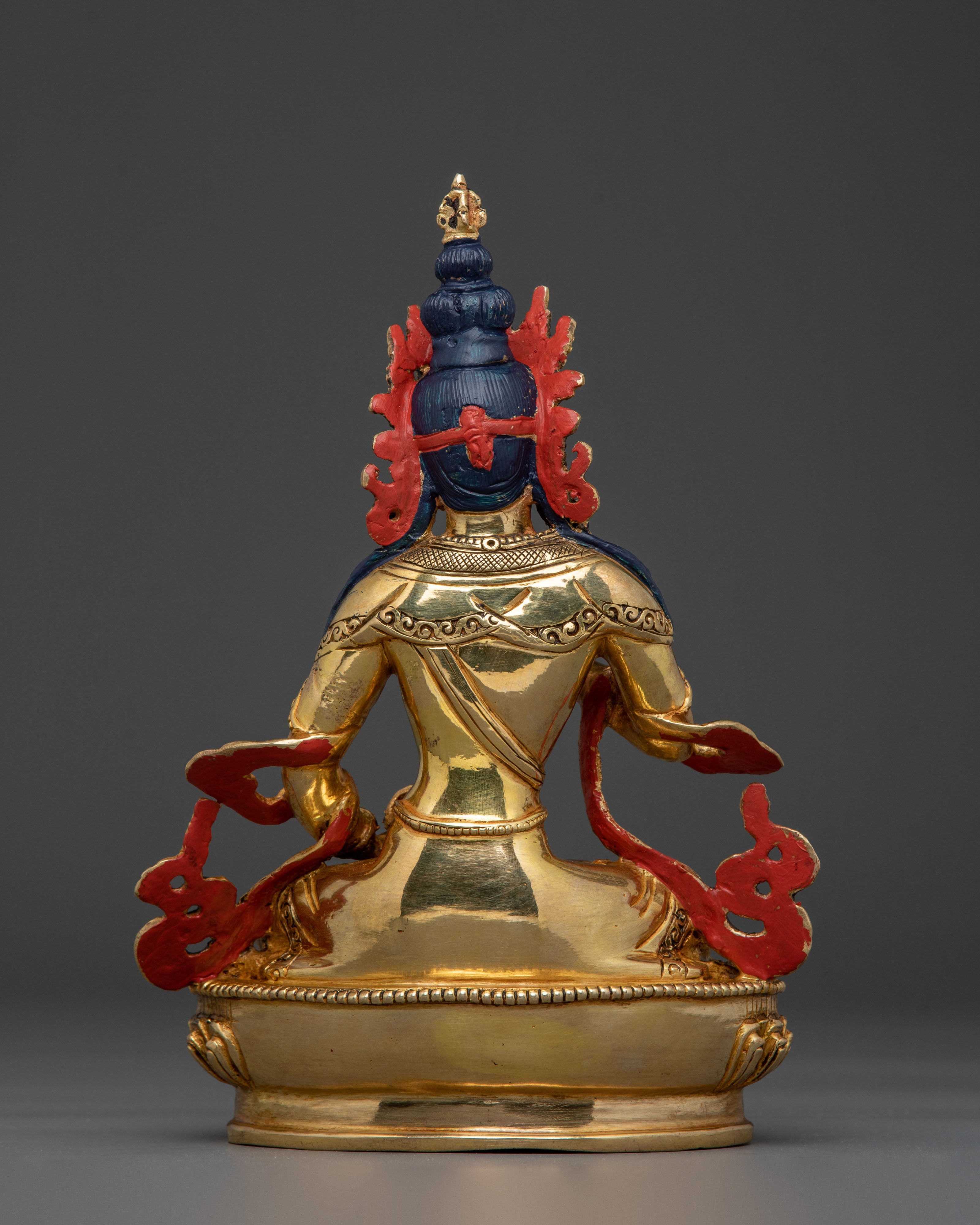Tibetan Vajrasattva Sacred Statue | Tibetan Buddhist Altar Decor
