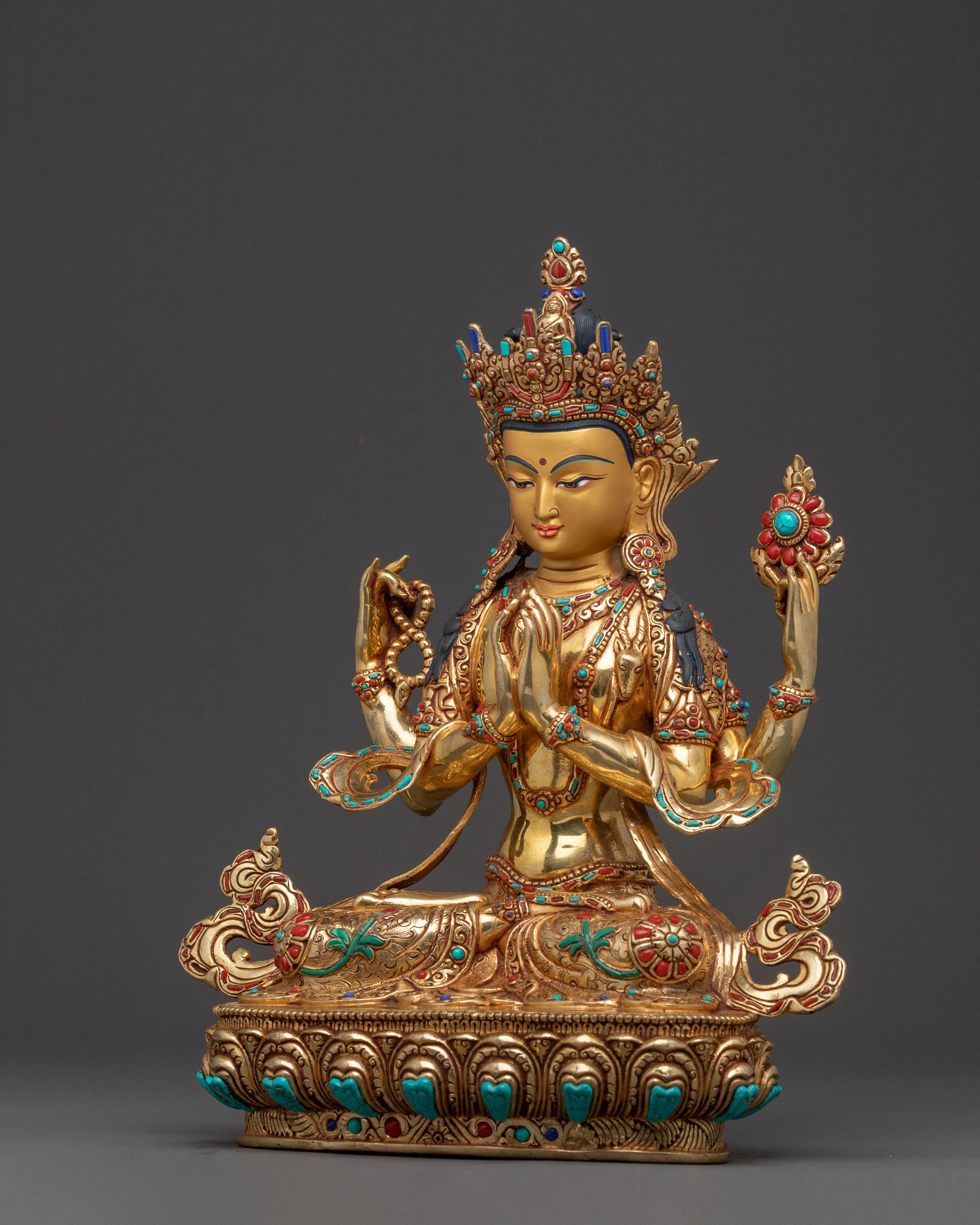 Chenrezig Sacred Statue | Altar Home Decor