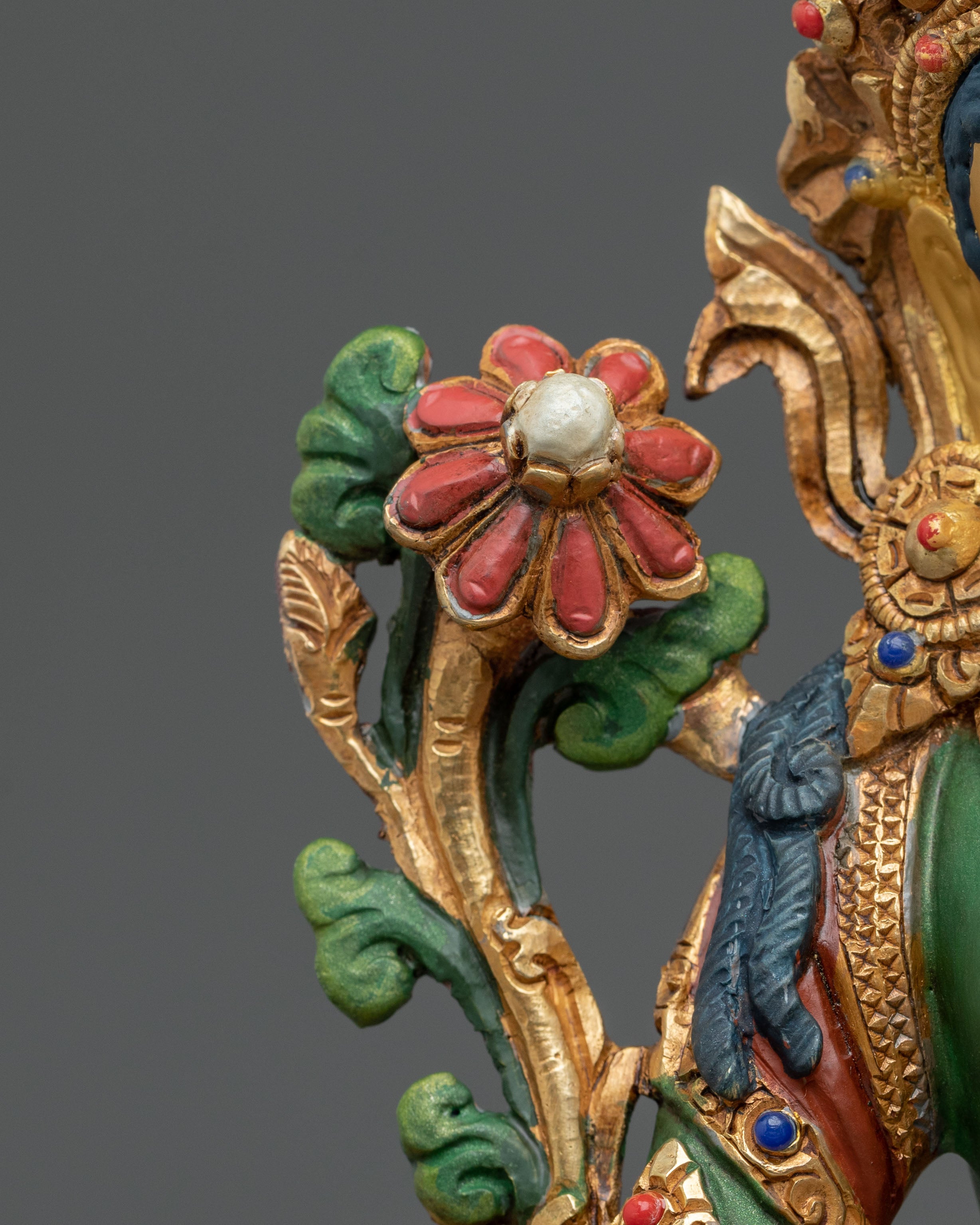 Green Tara Altar Decor Statue: Protector of Compassionate Action