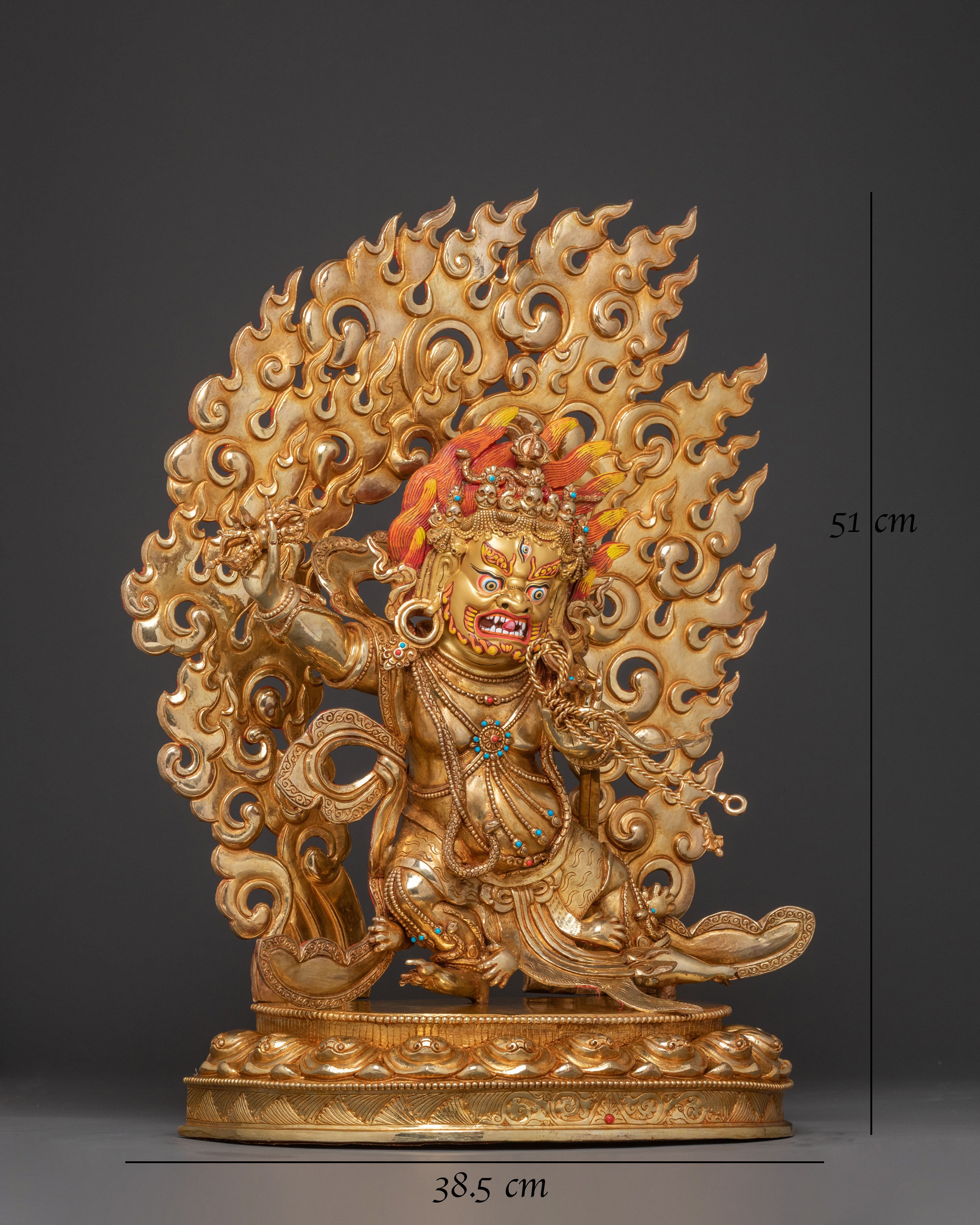 Vajrapani Wrathful Blessing Statue