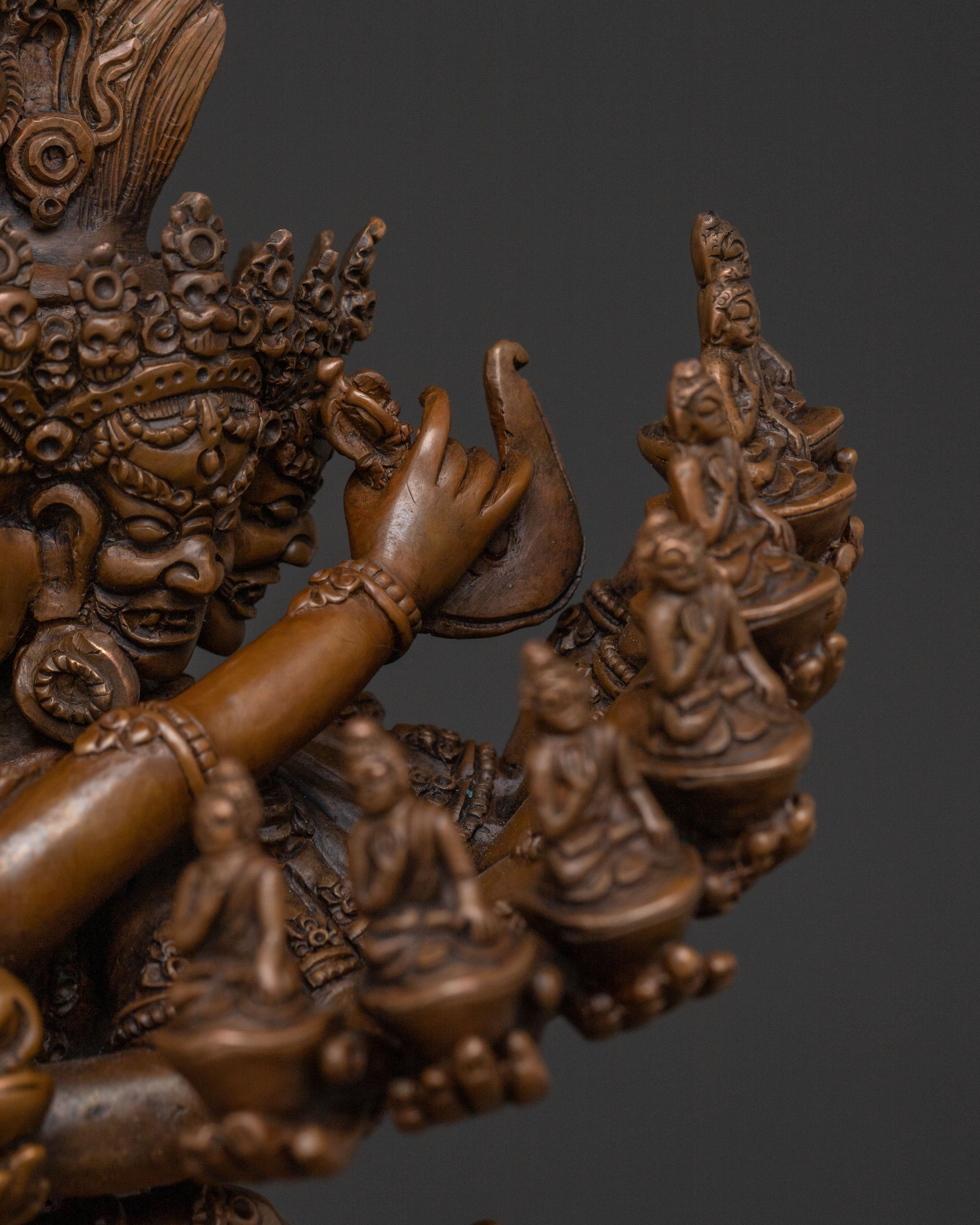 Hevajra Tantric Deity Statue | Fierce Protector of Vajrayana Wisdom
