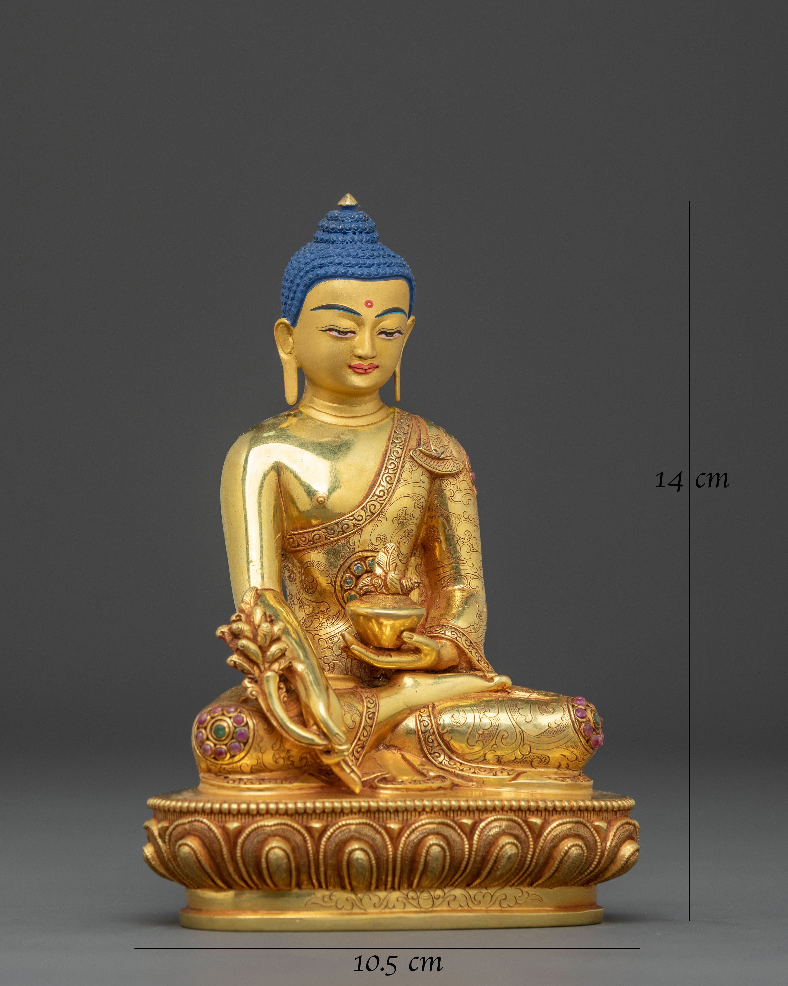 Medicine Buddha Healing Statue | Buddhist Alter Decor