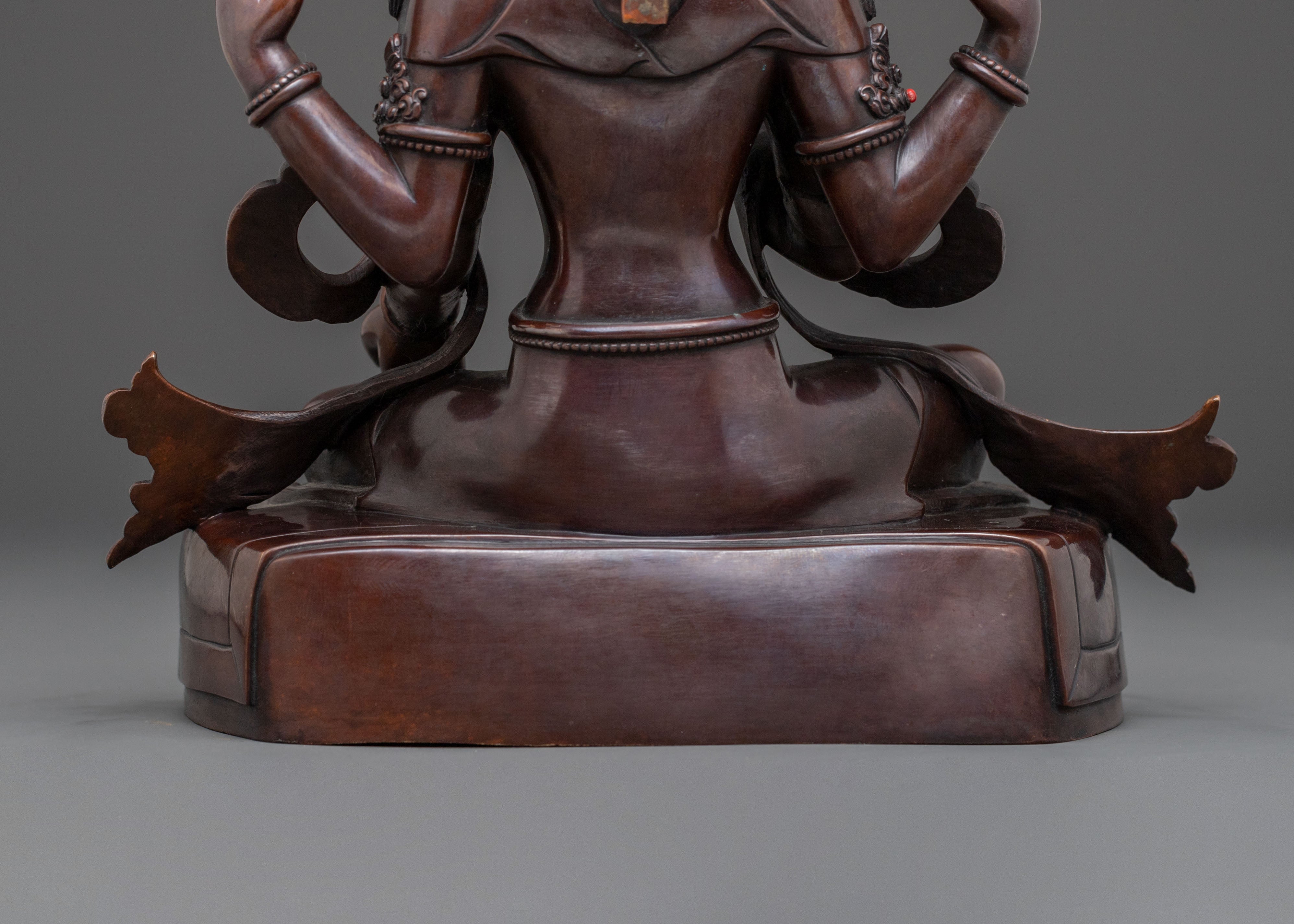 Goddess Laxmi: Handcrafted Sacred Statue