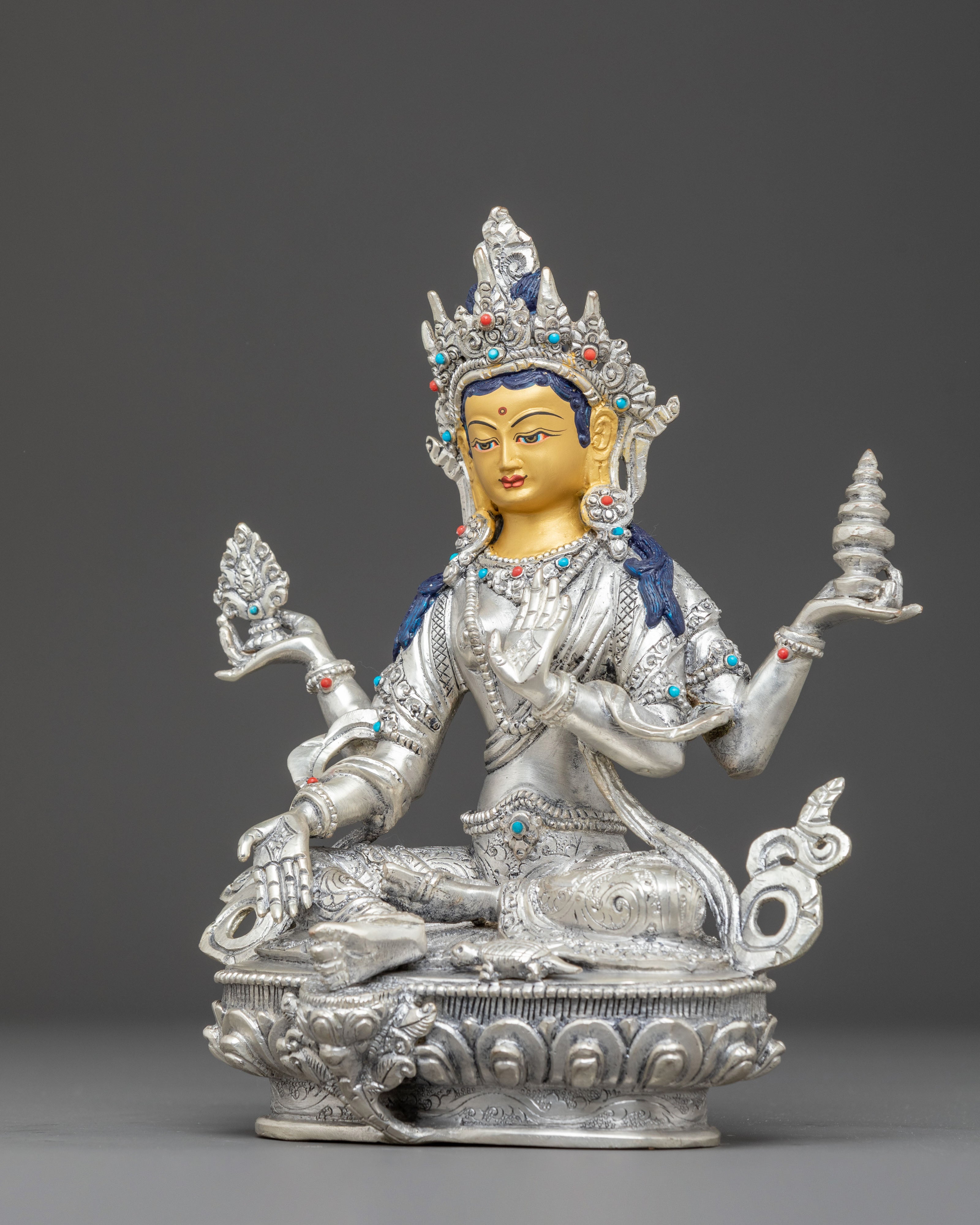 Handmade Laxmi Statue: The Goddess of Wealth and Prosperity