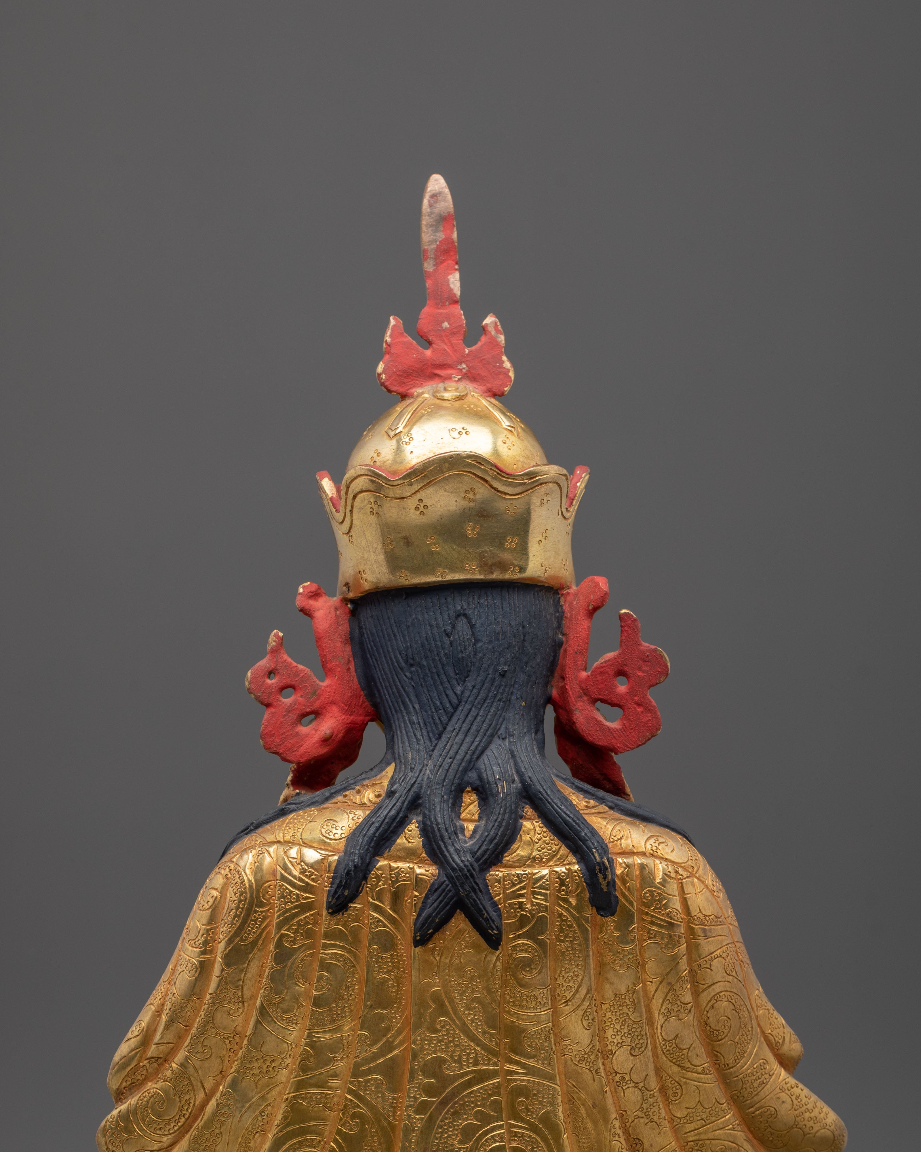 Guru Tsokye Dorje Dharma Teacher Statue | 24K Gold Gilded