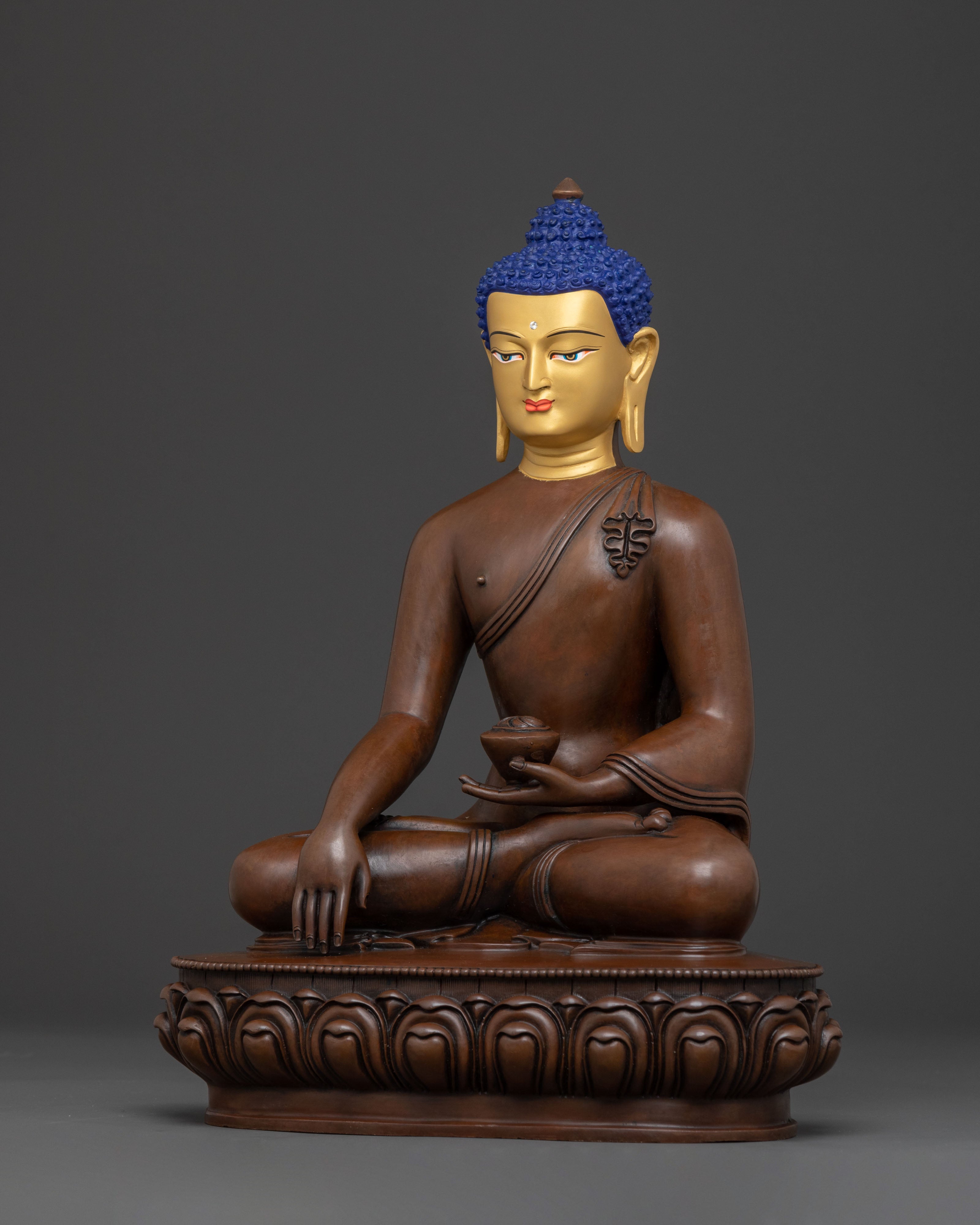 Handcrafted Enlightened Shakyamuni Buddha Statue