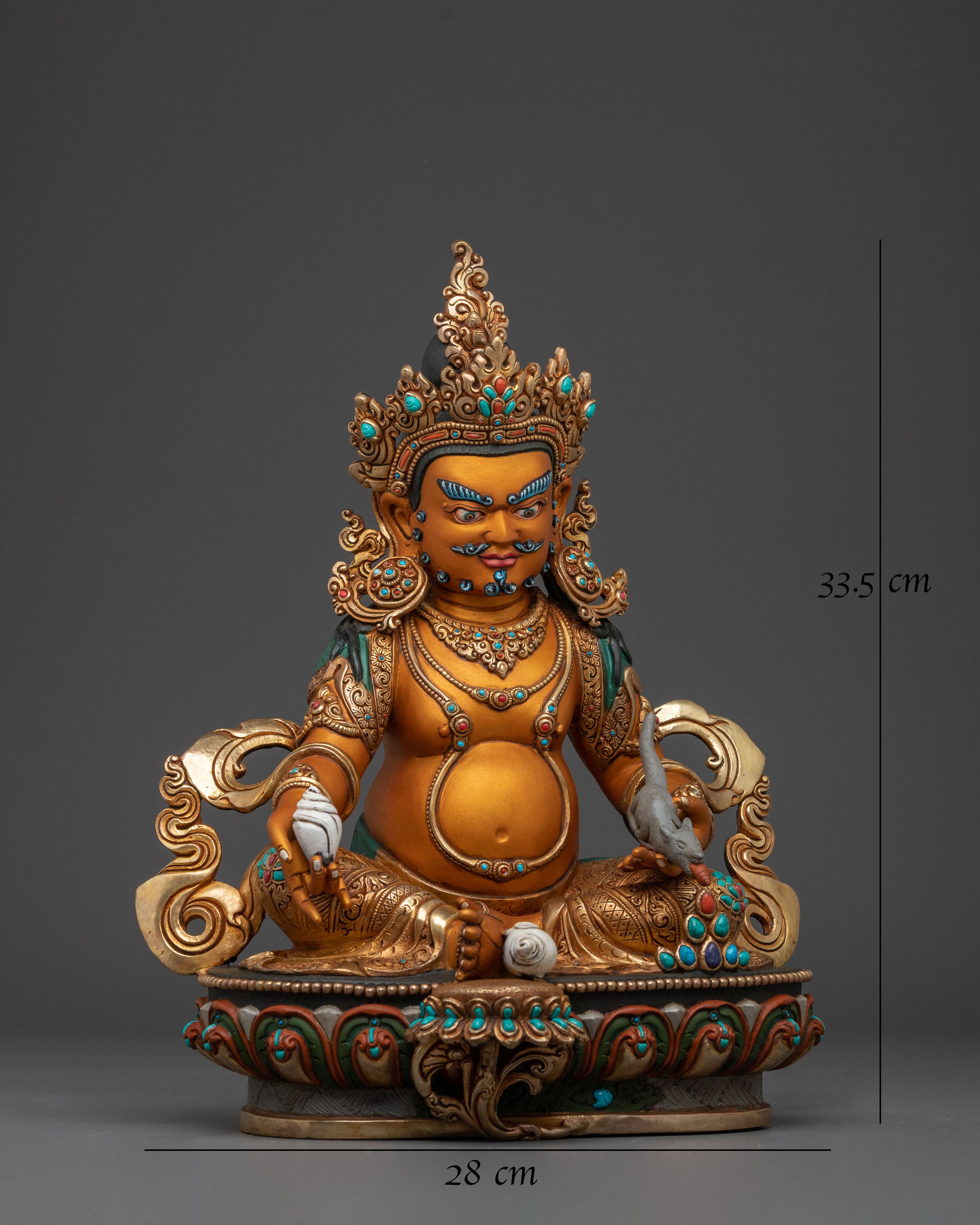 Dzambhala Statue: Abundance & Prosperity