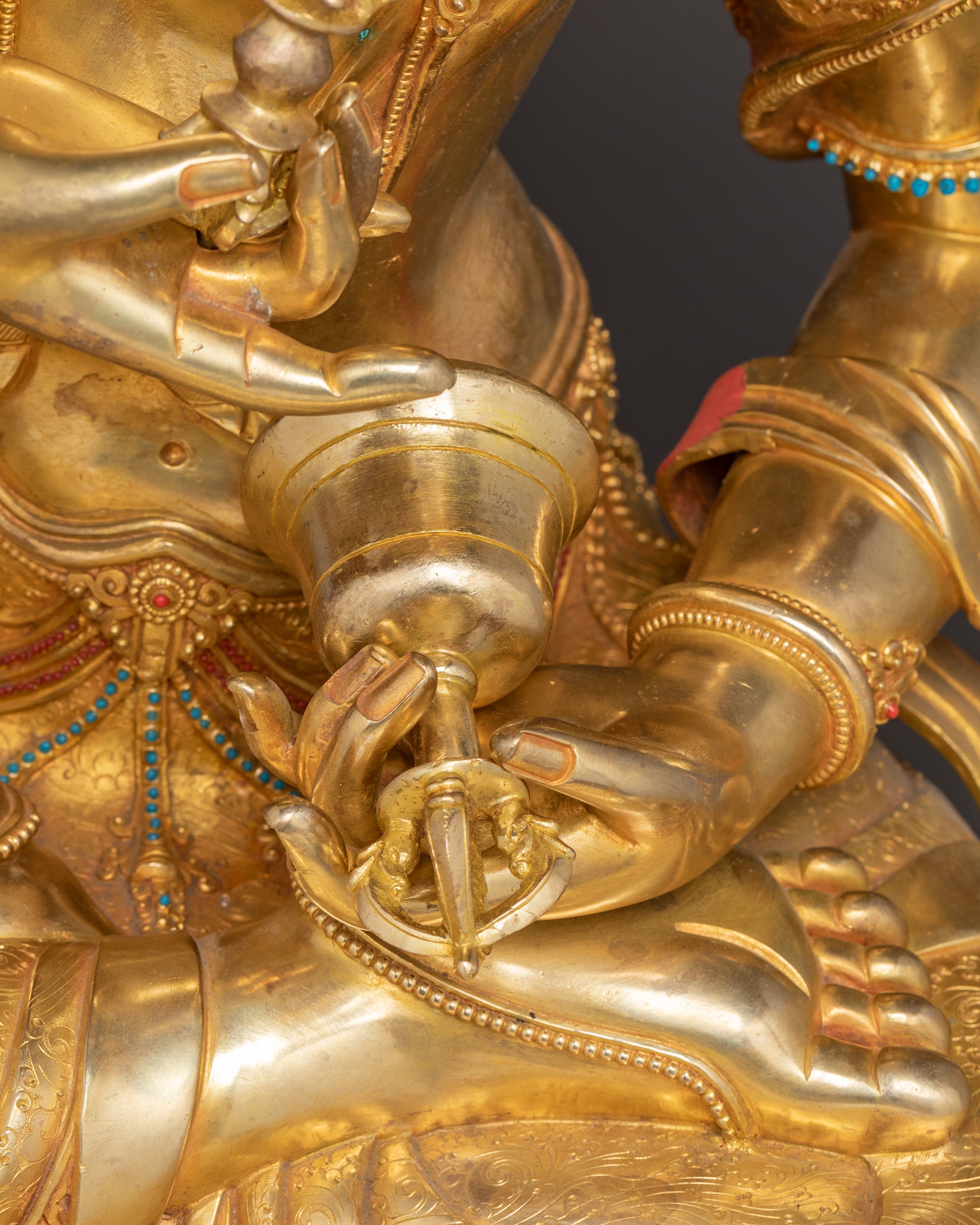 Handmade Statue of Vajrasattva for Meditation