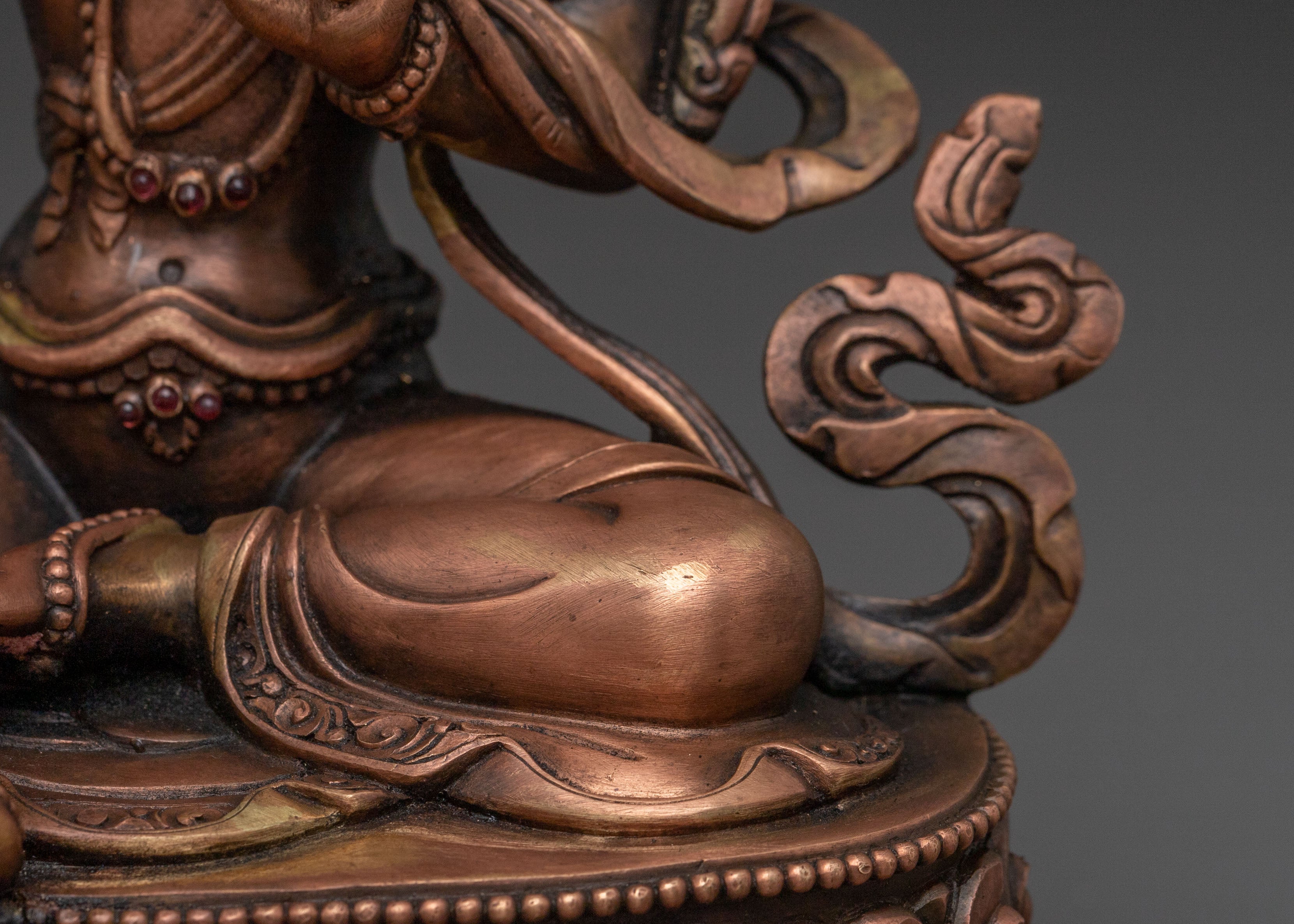 Handcrafted Green Tara Divine Statue | Mother Figure