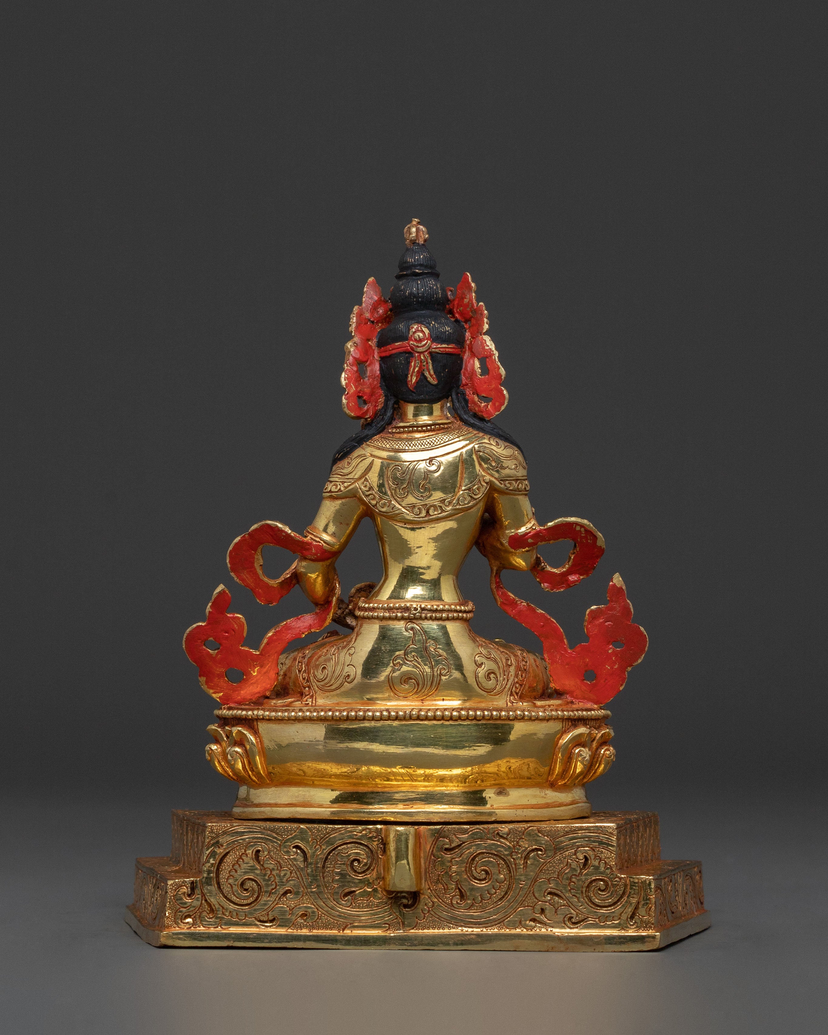 Statue of Vajrasattva Seated on Throne | Symbol of Purification