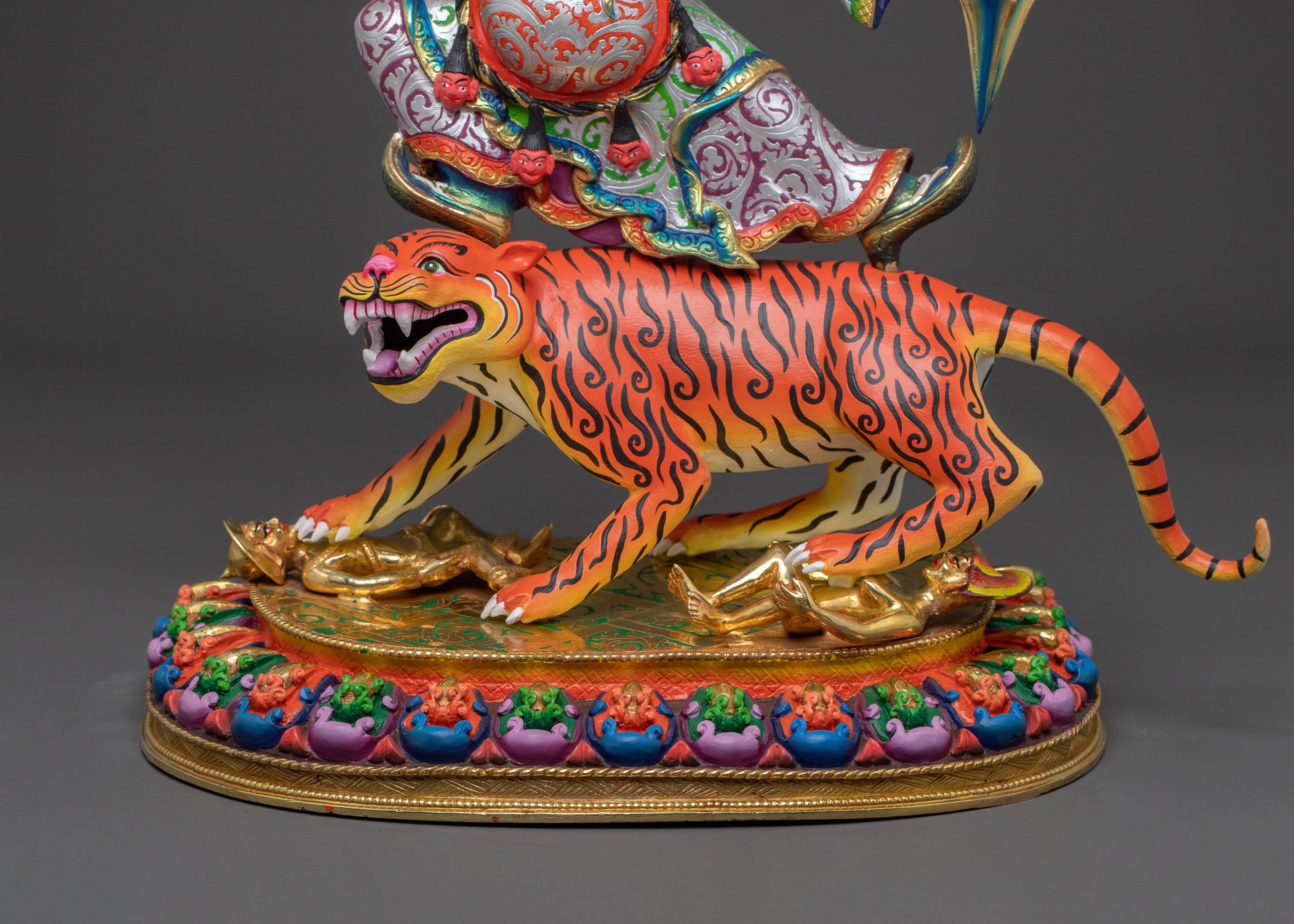 Dorje Drollo Tantric Protector Sculpture for Altar
