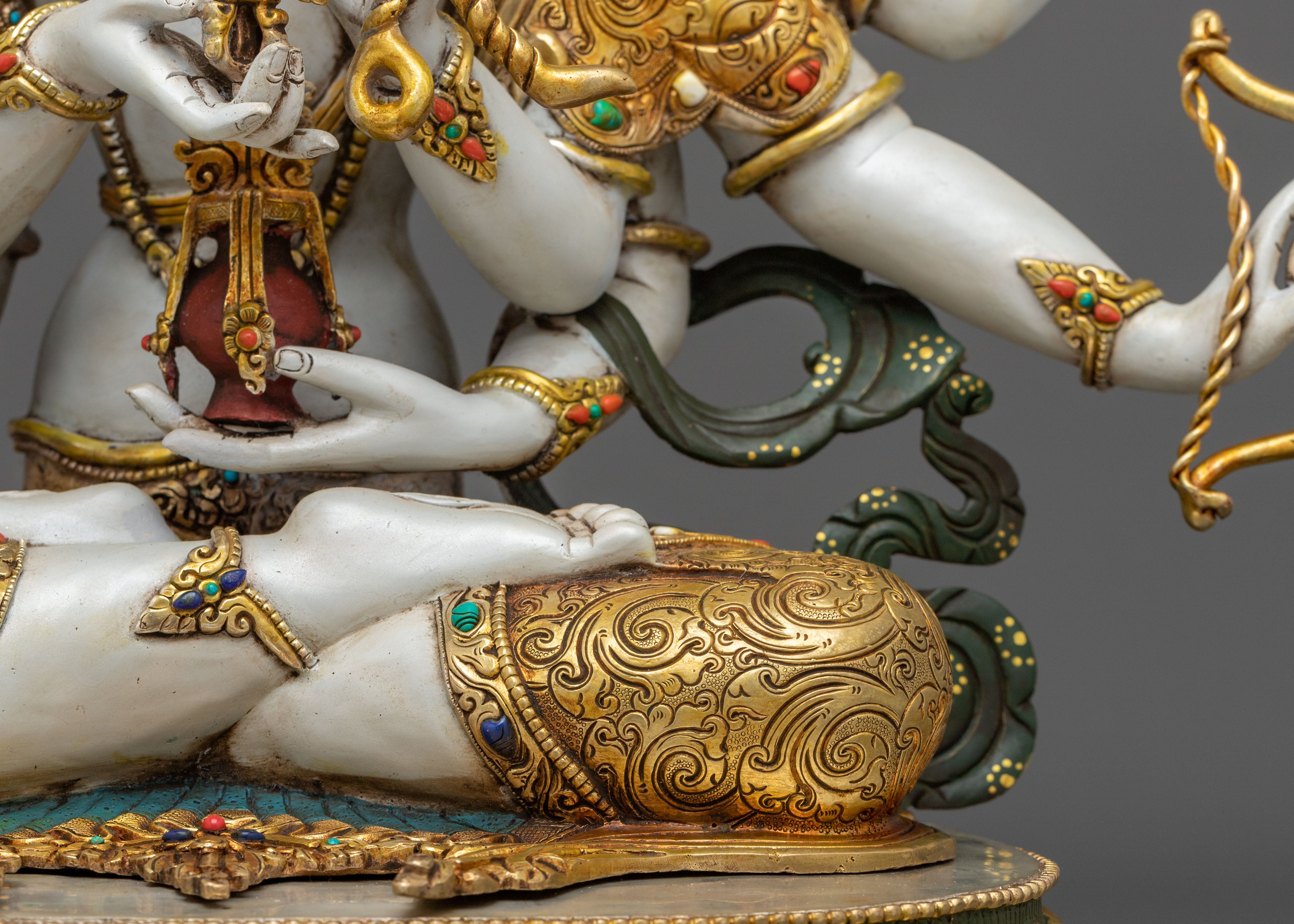 Three Face Dakini Namgyalma Statue | Goddess of Longevity and Purification