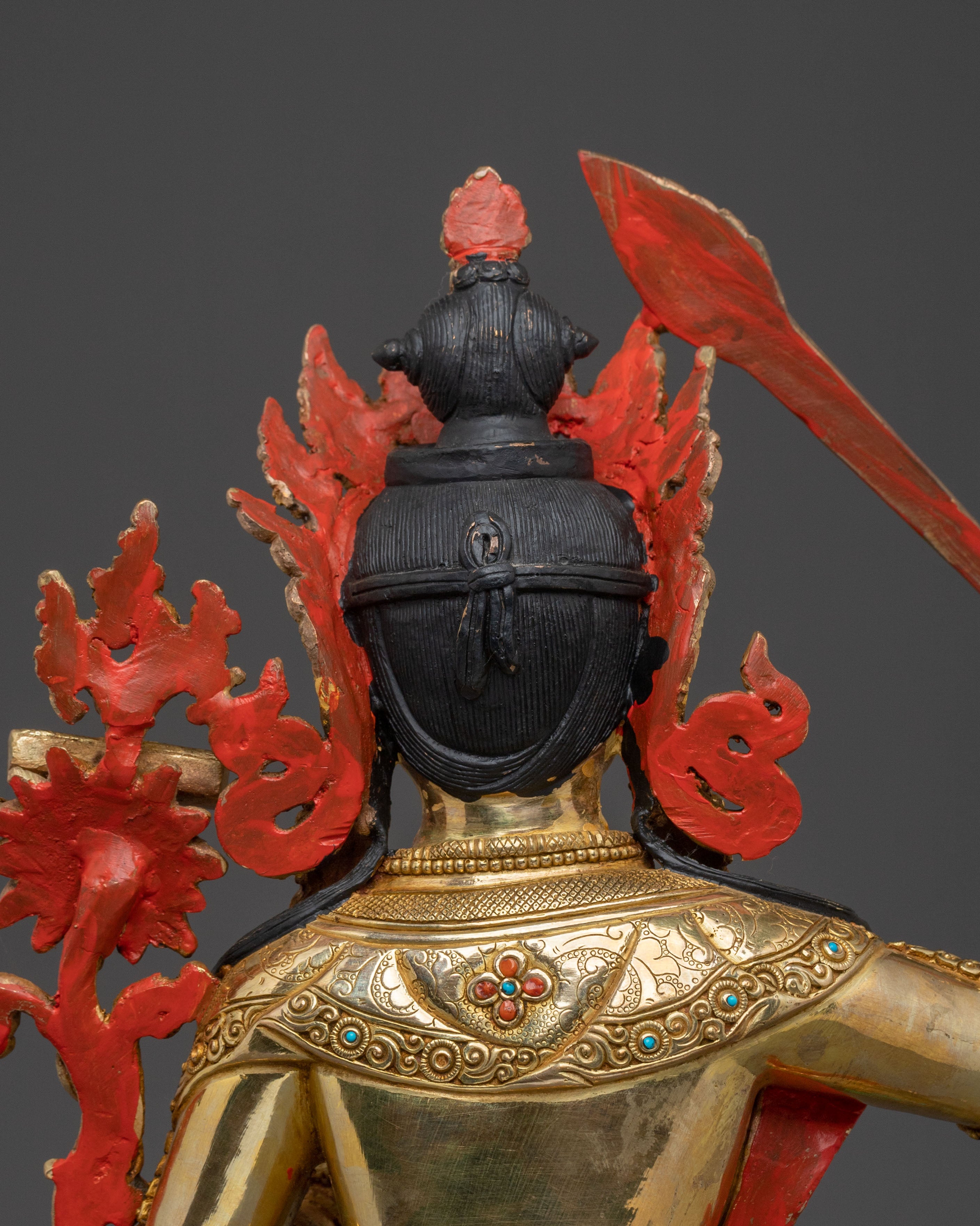 Handmade Manjushri Buddhist Statue | Home Decor