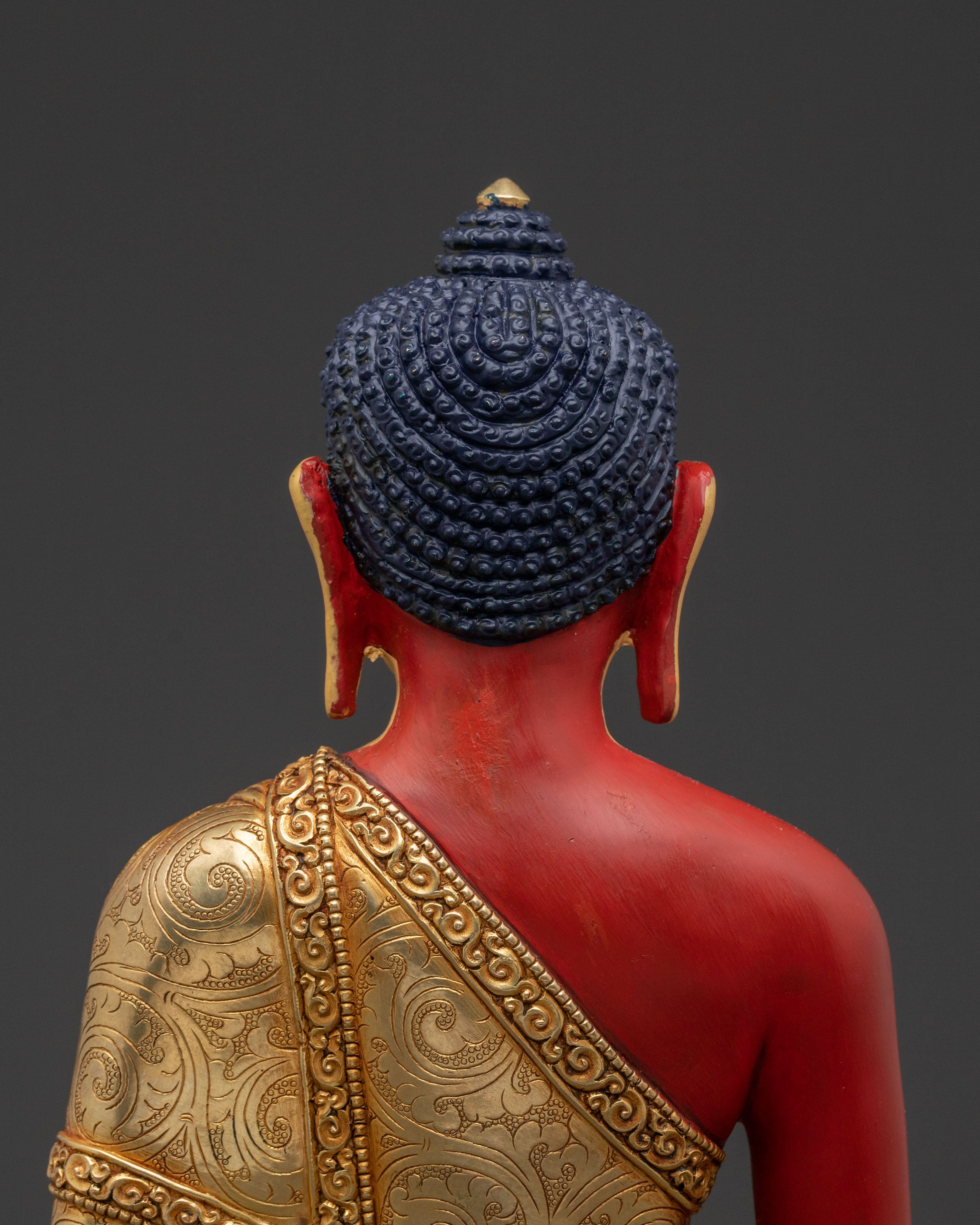 Amitabha Buddha - Radiant Golden Sculpture