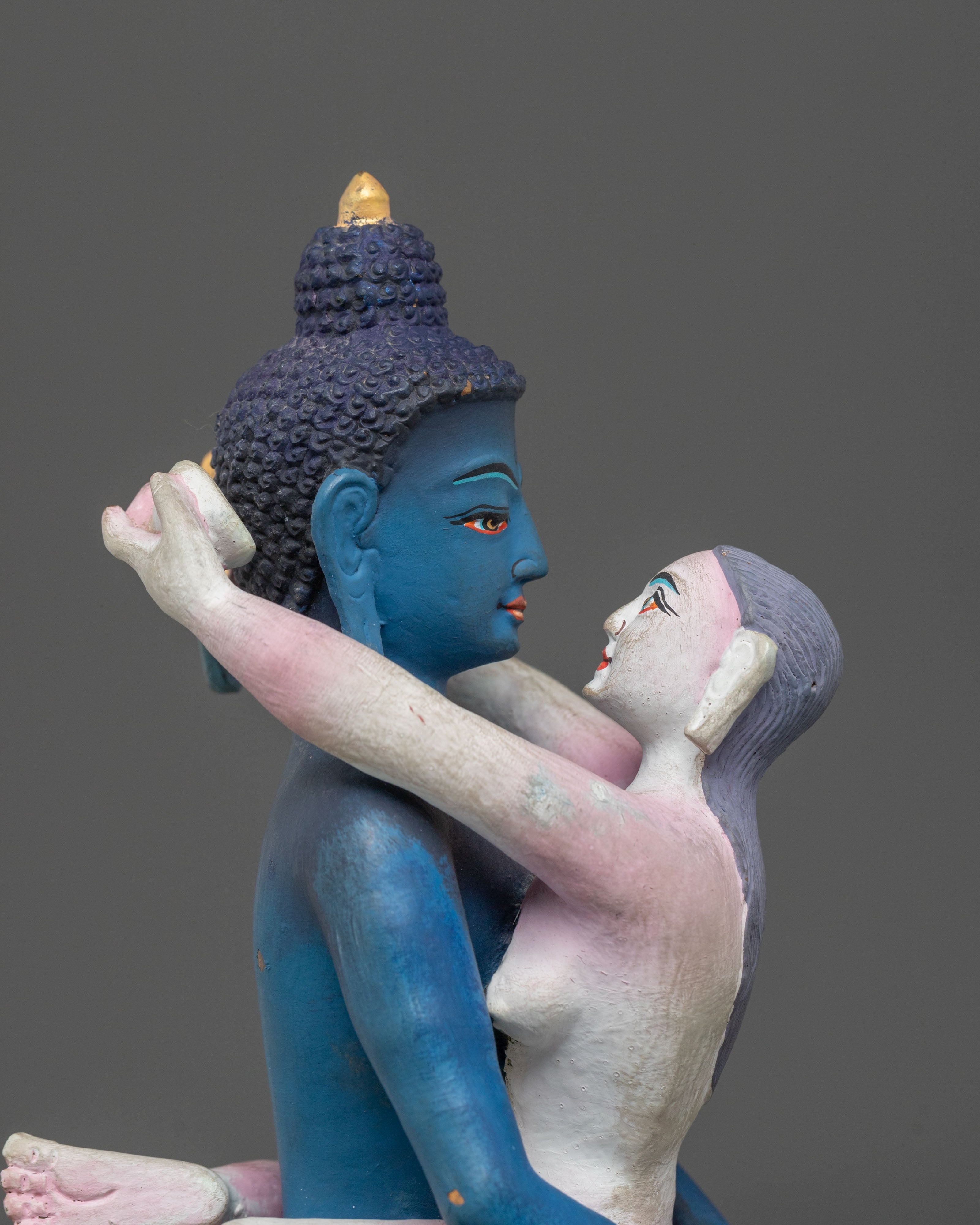Samantabhadra with Consort Buddhist Statue | Primordial Buddha of Wisdom