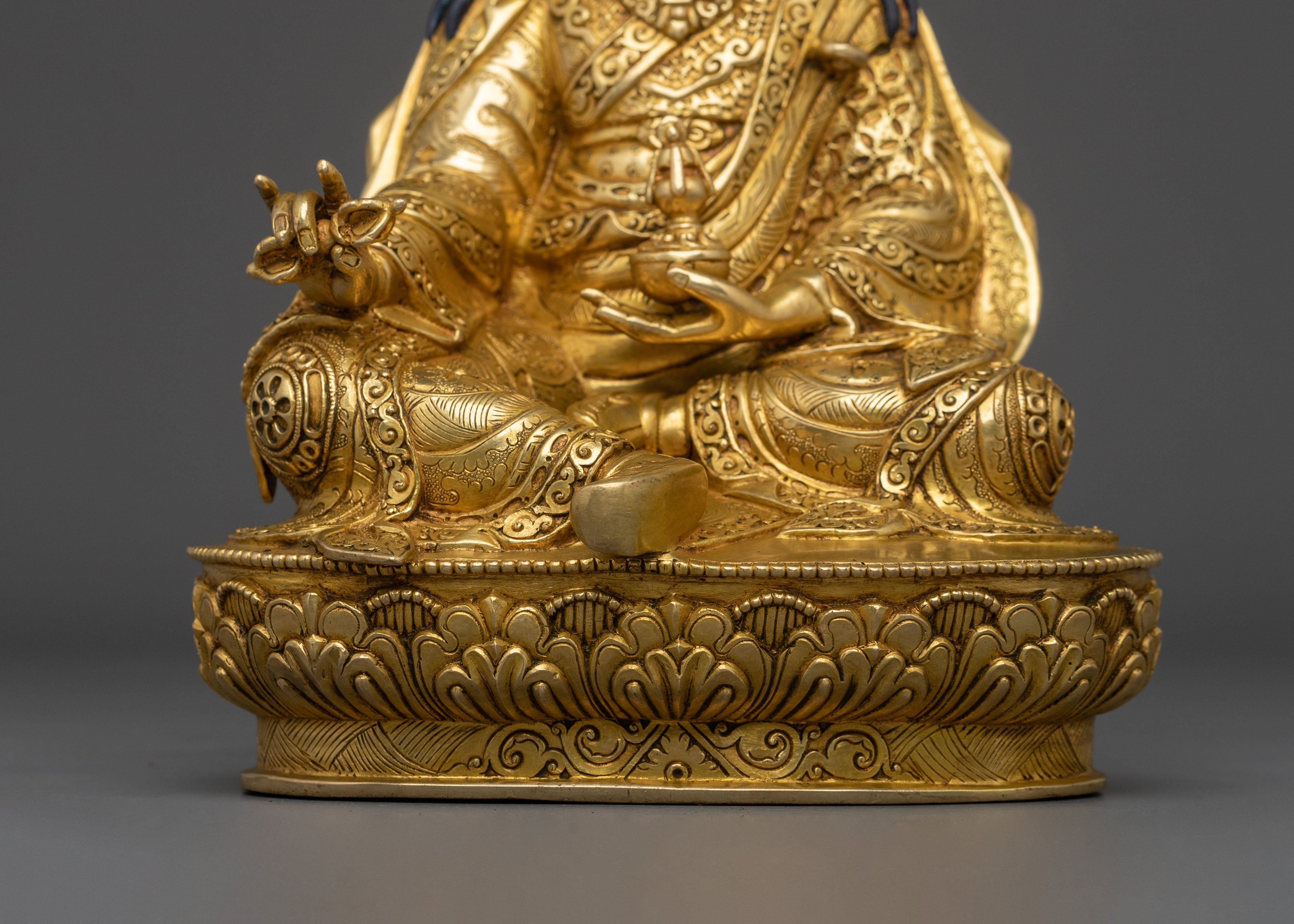 Handmade Guru Rinpoche Statue | Lotus Born Master