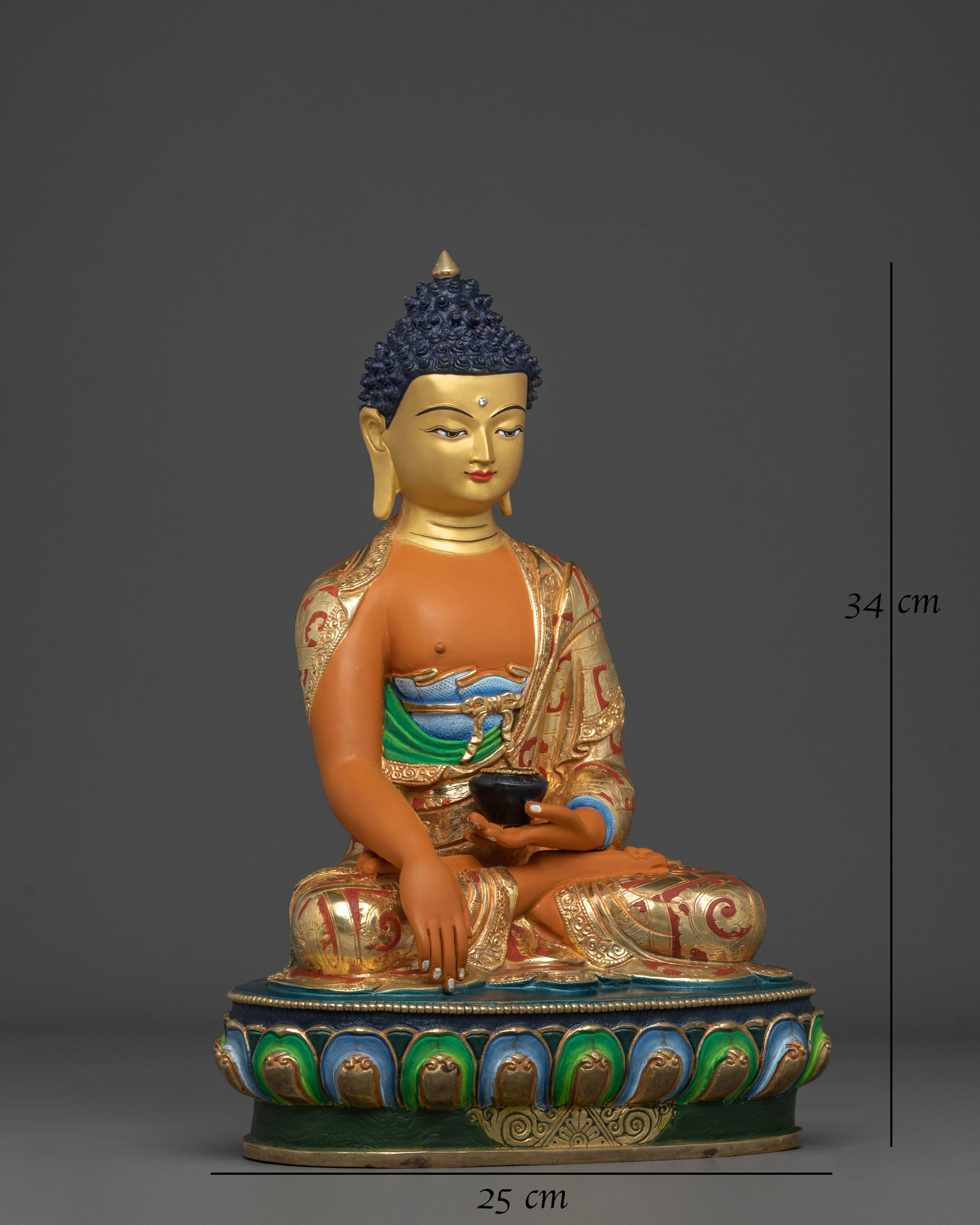Hand-Carved Shakyamuni Buddha Figurine | Home Decor