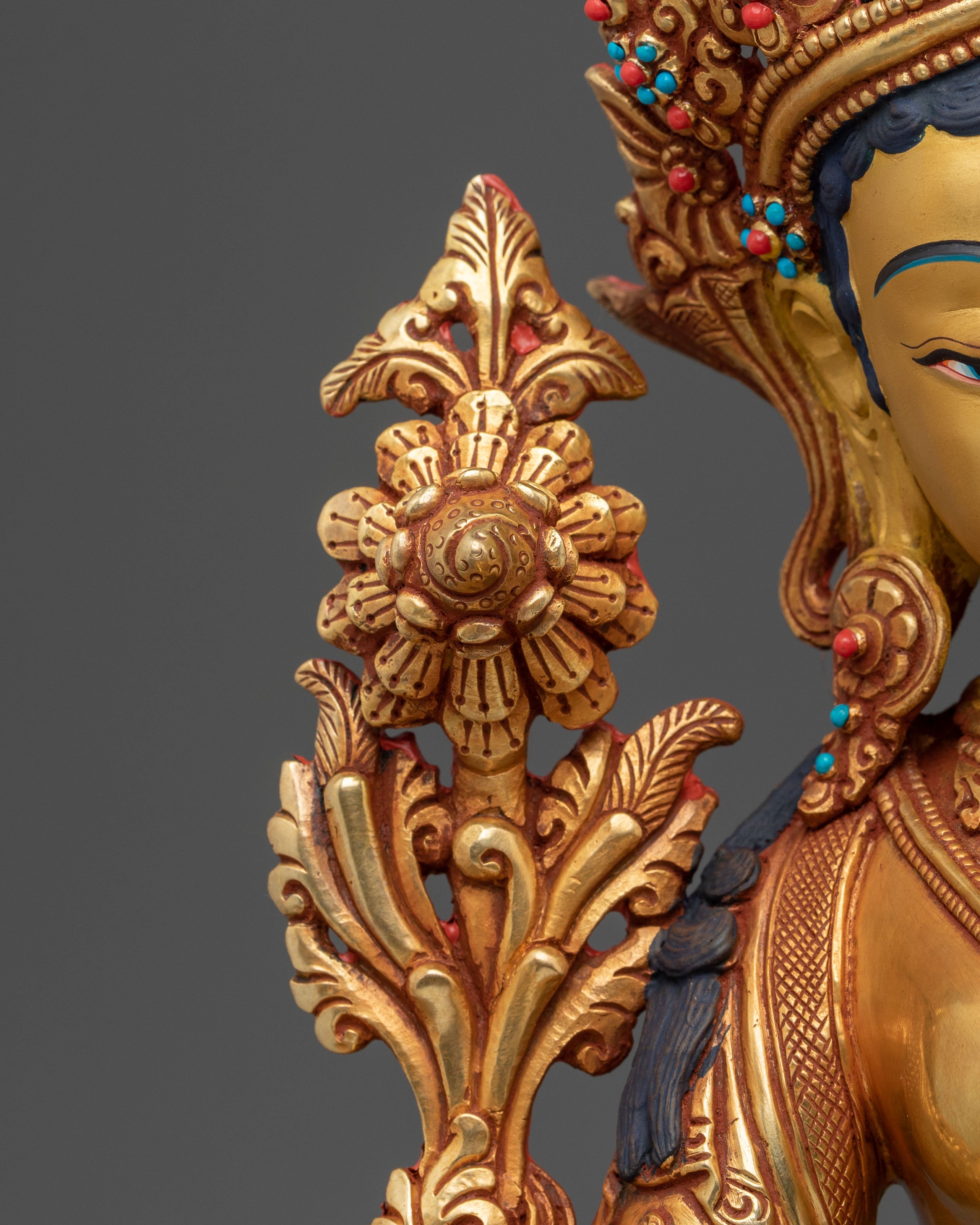Green Tara Statue: Embodiment of Compassionate Action