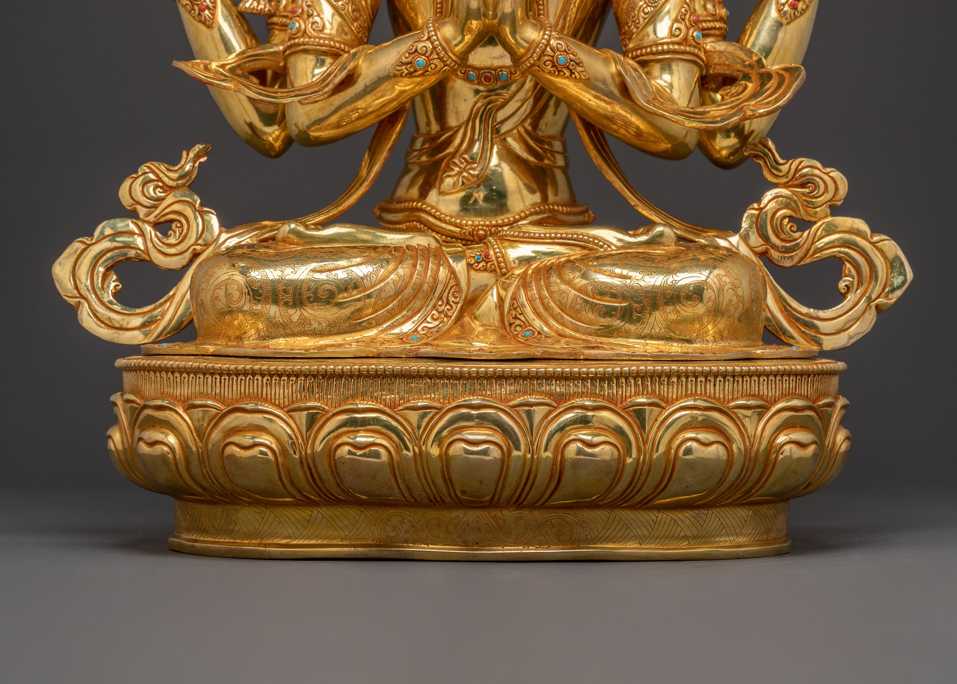 embodiment of compassion chenrezig statue