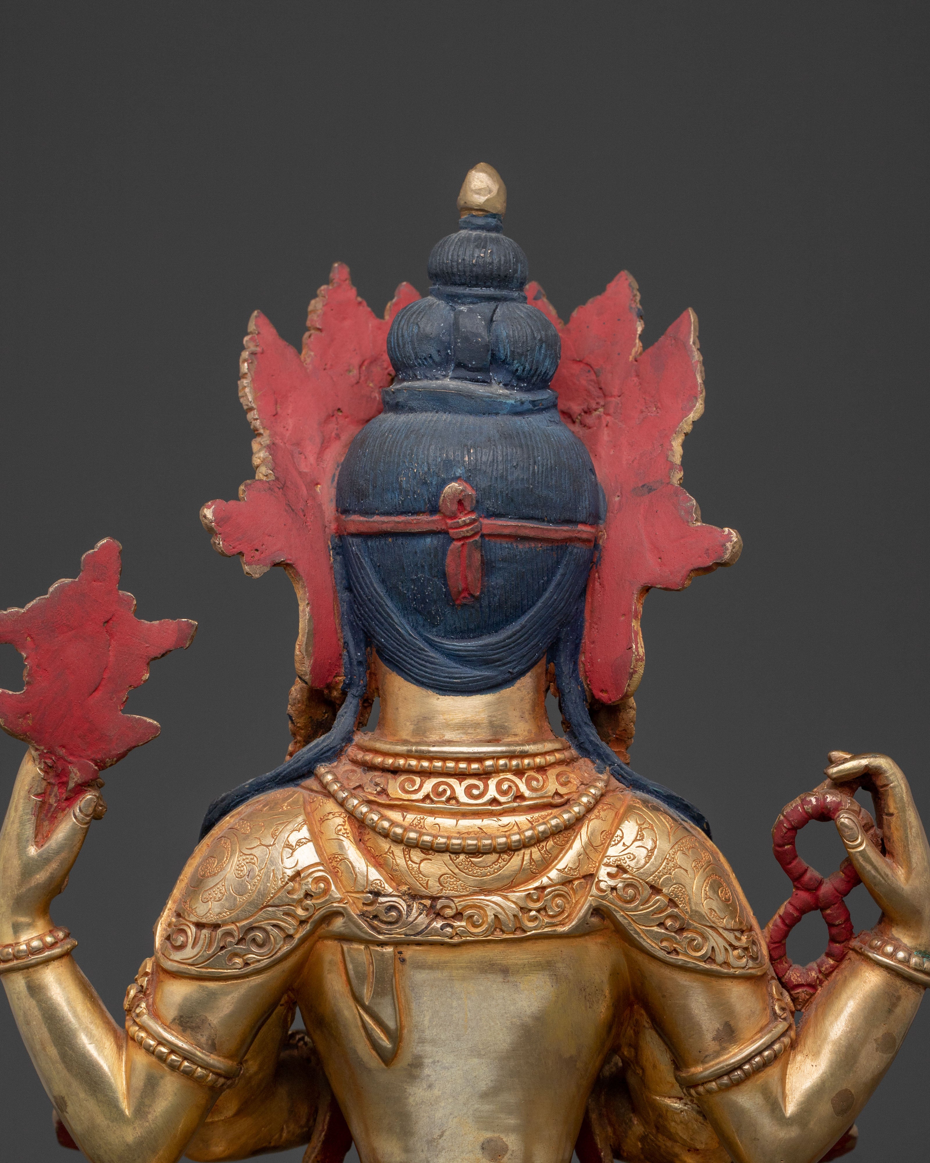 Chenrezig: Handcrafted Sacred Figurine