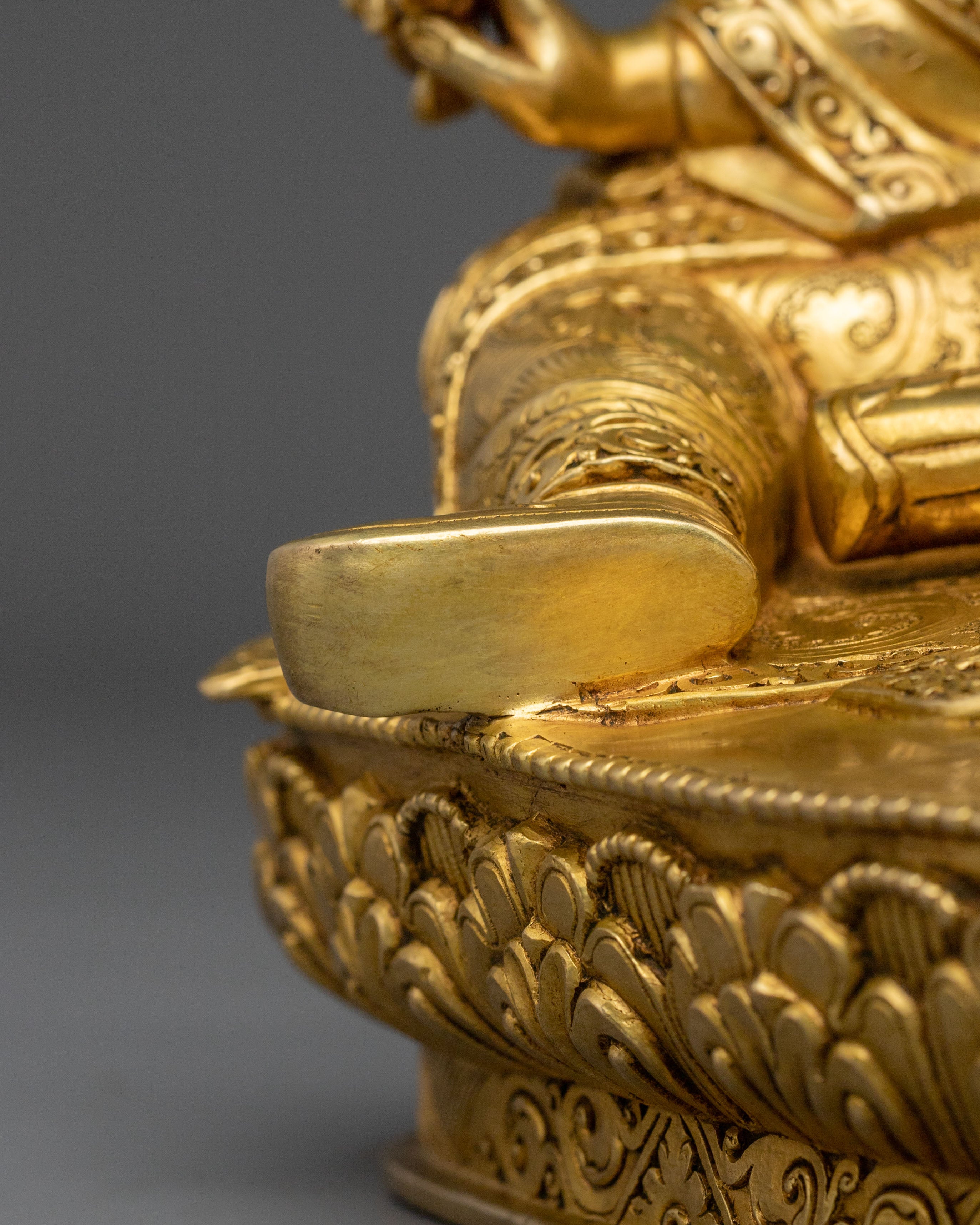 Handmade Guru Rinpoche Statue | Lotus Born Master