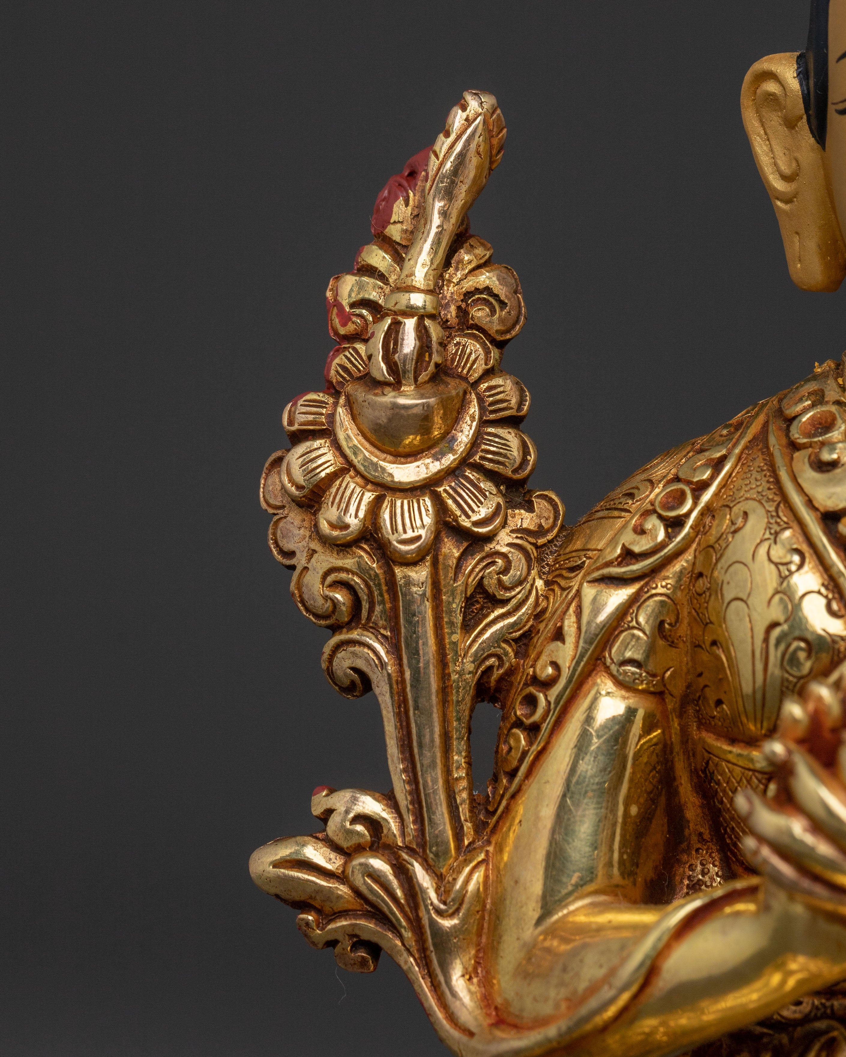Sacred Tsongkhapa Statue with Disciples | Symbol of Wisdom