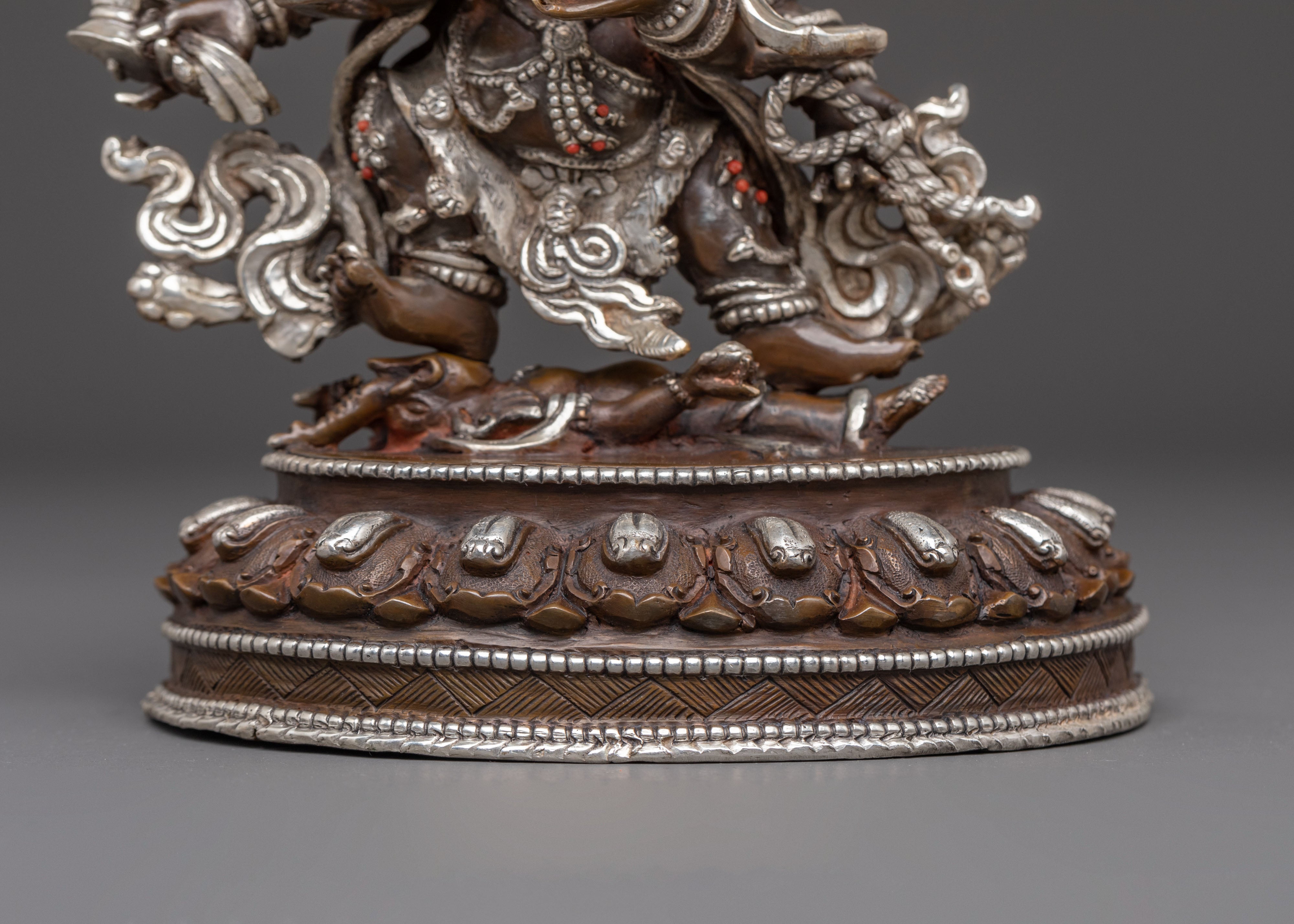 Himalayan Six Armed Mahakala Statue | Protector of Dharma