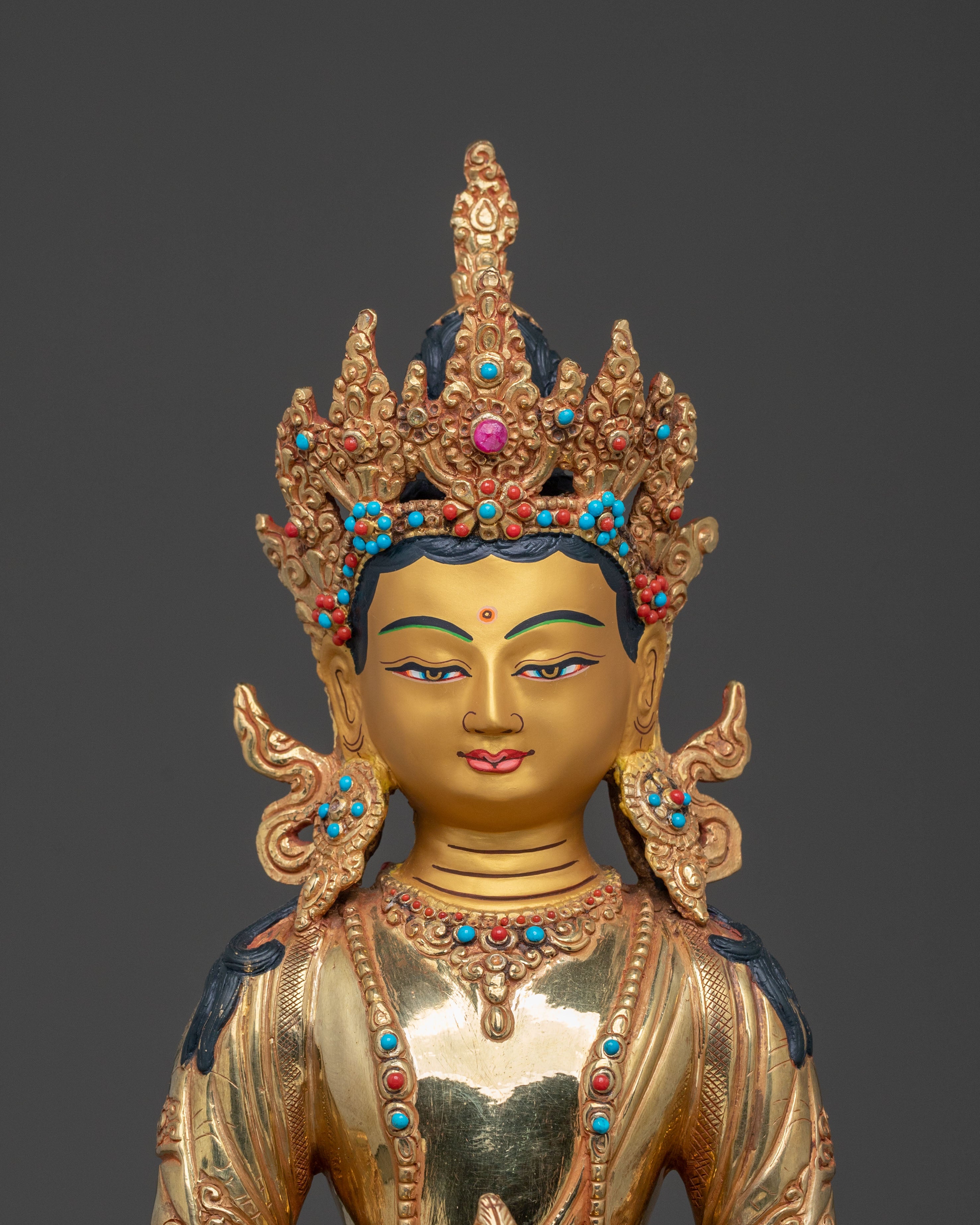 Amitayus Sacred Statue: Boundless Life Buddha