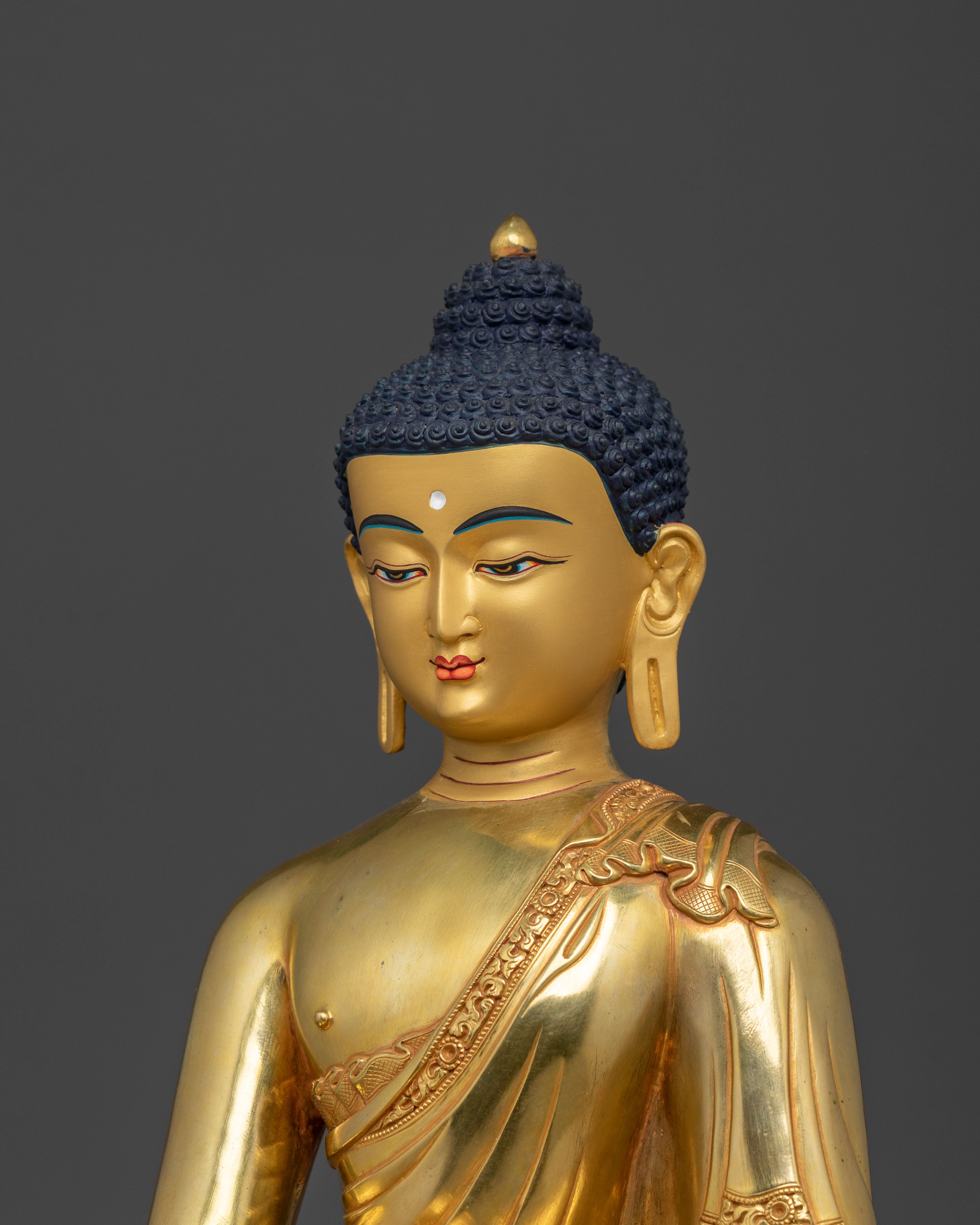 Authentic Himalayan Shakyamuni Buddha Statue
