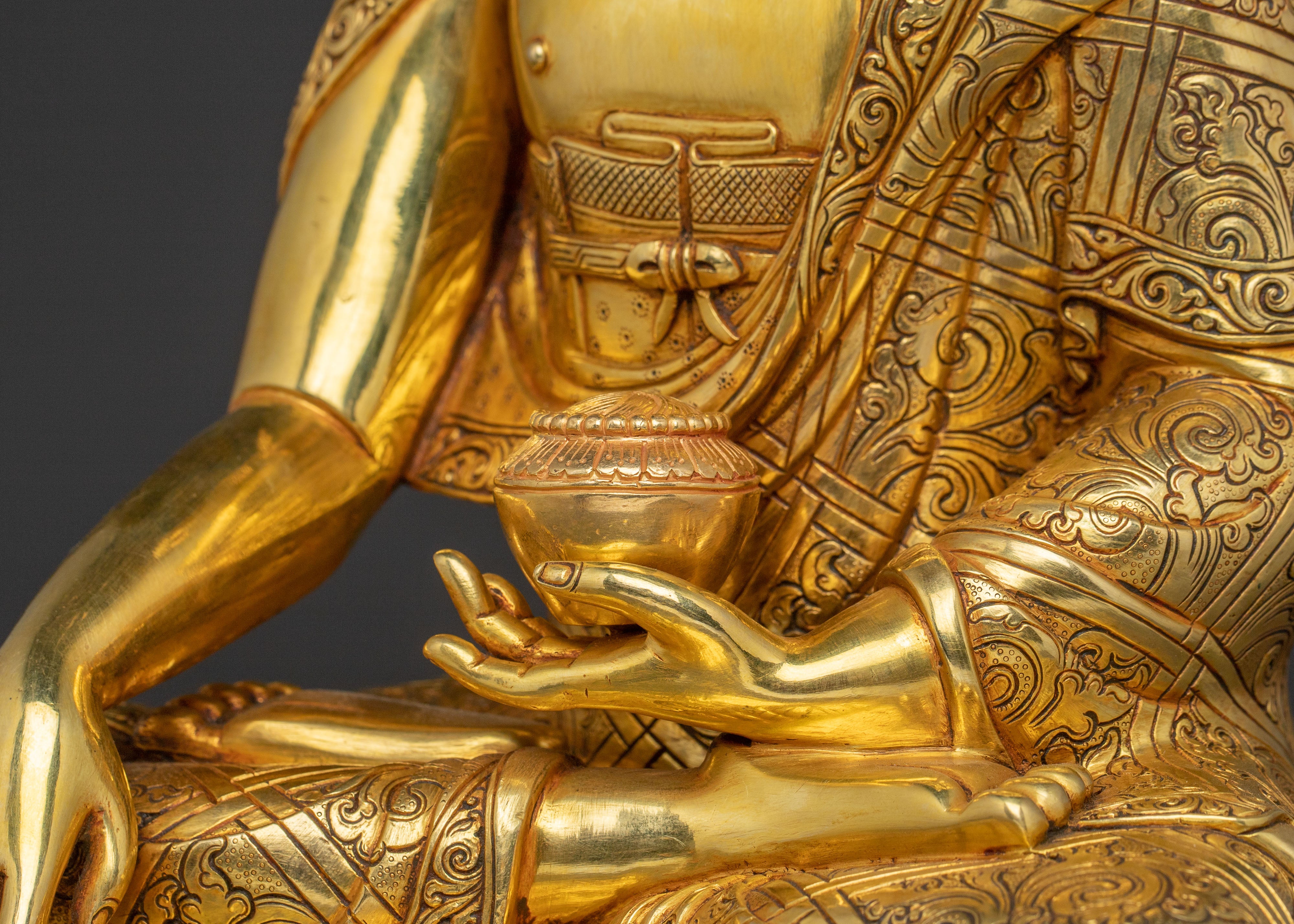 Shakyamuni Buddha Golden Statue | Enlightened One