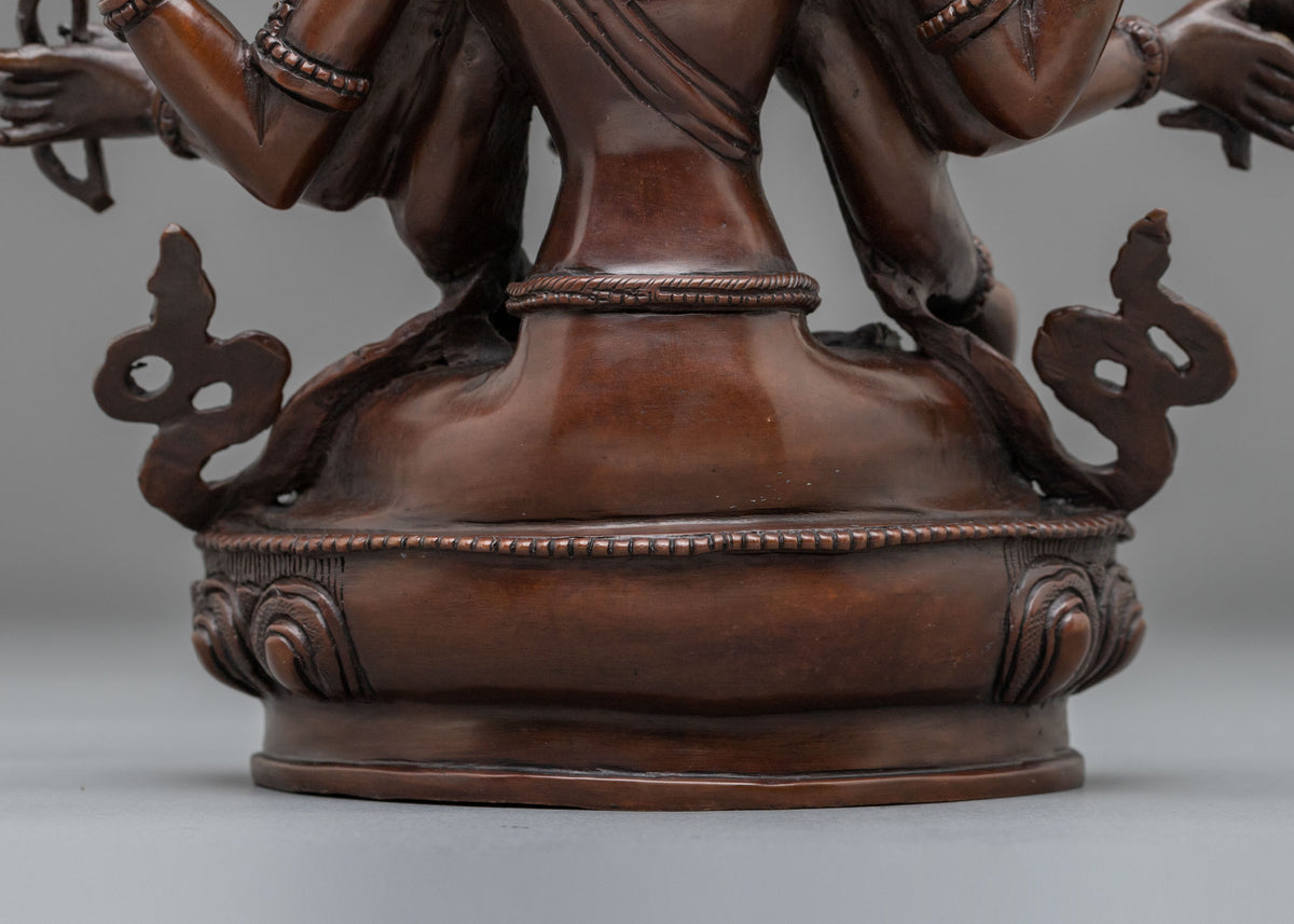 Handcrafted Namgyalma Oxidized Statue | Home Decor