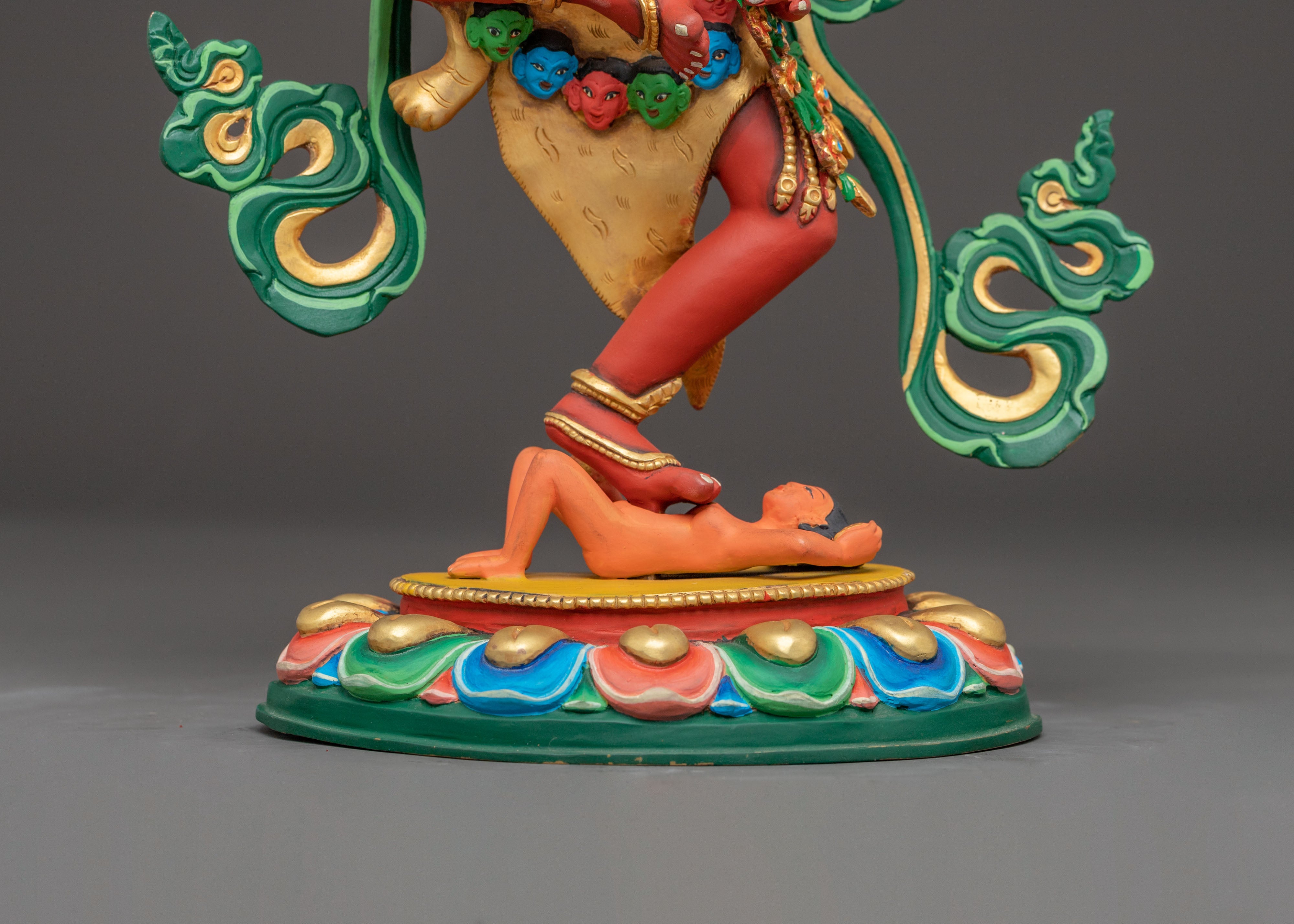 Golden Copper Statue of Kurukulla | Goddess of Enchantment