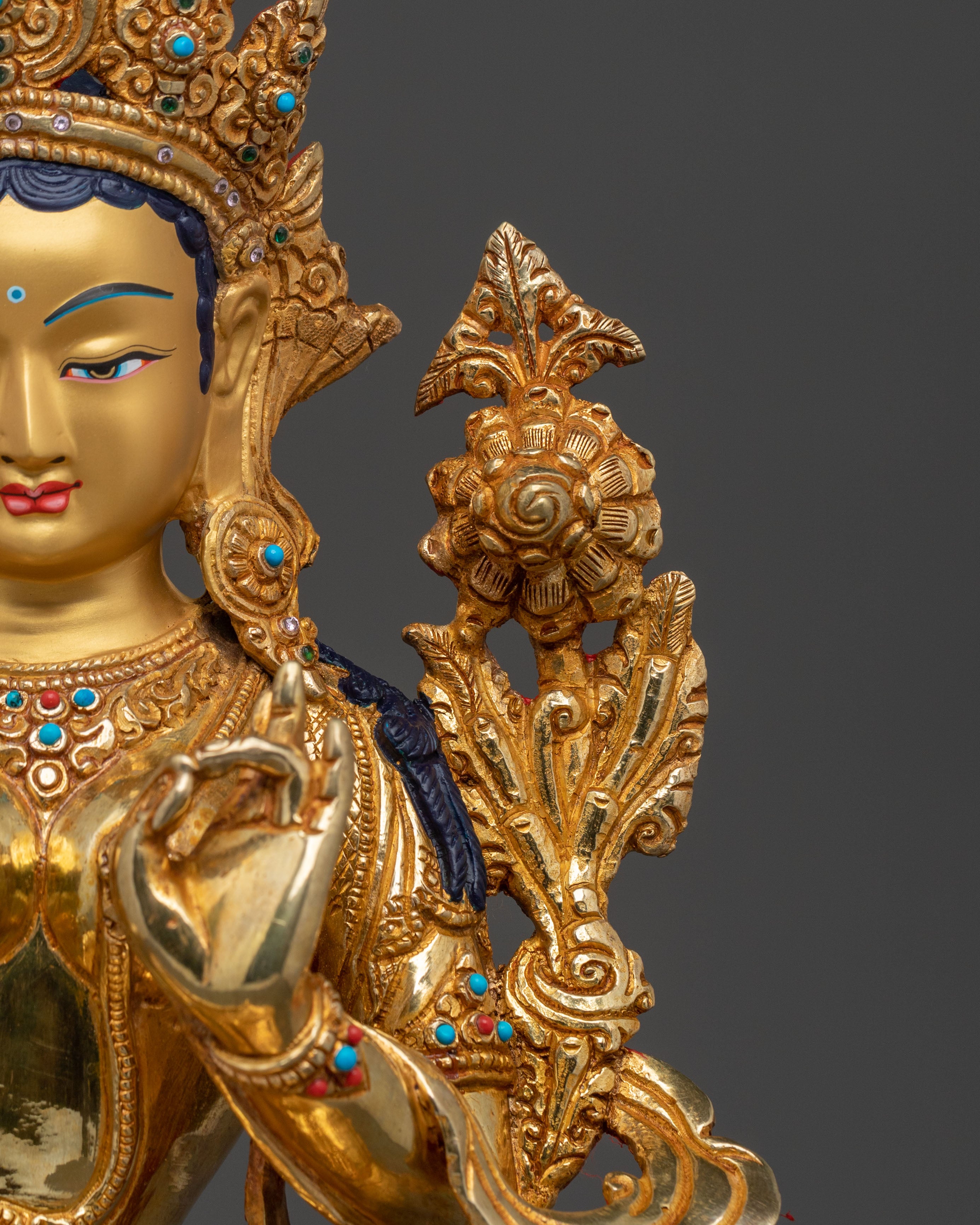 Guardian Green Tara Sculpture | Goddess of Compassion