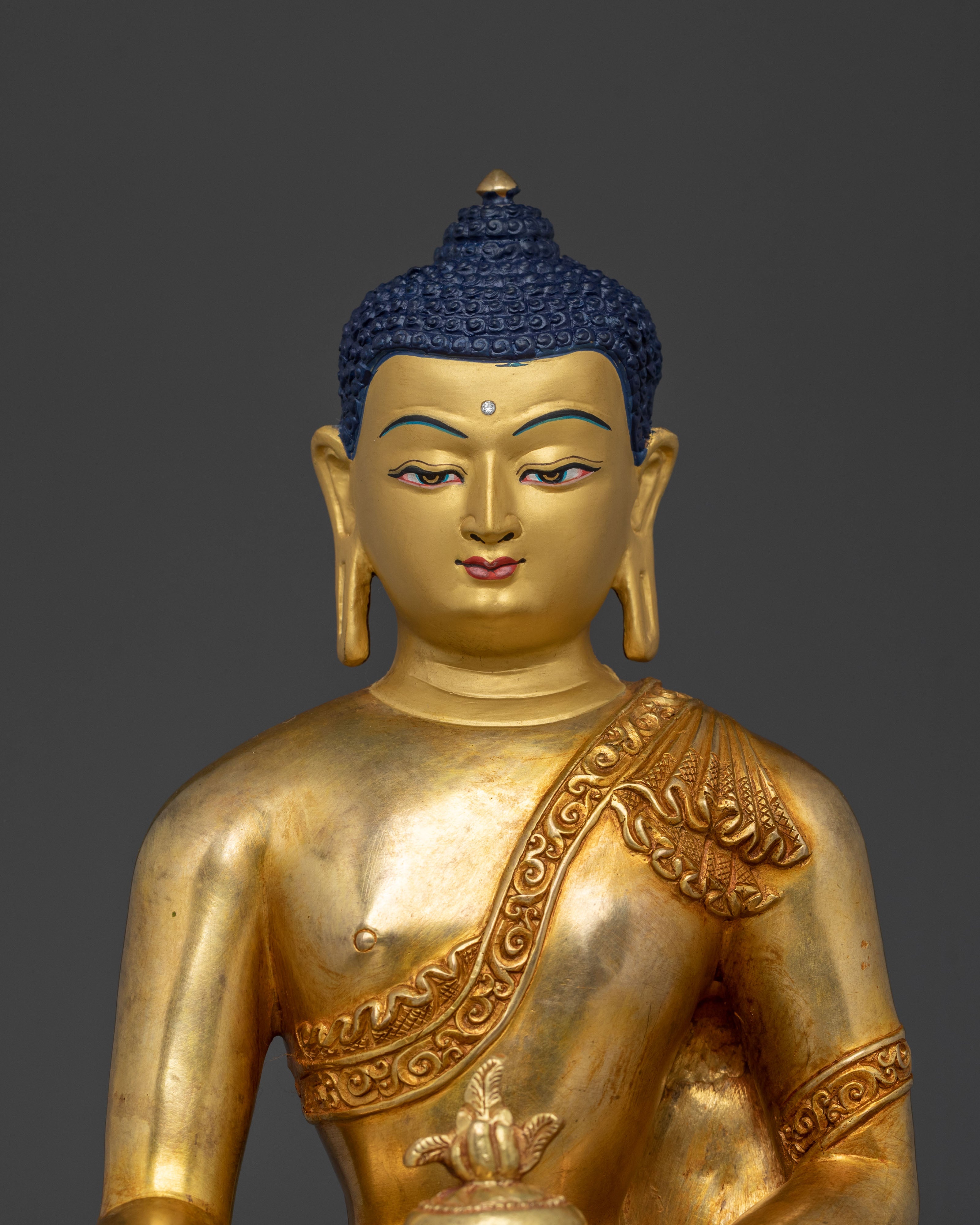 Bhaiṣajyaguru Handmade Statue | Buddha of Healing