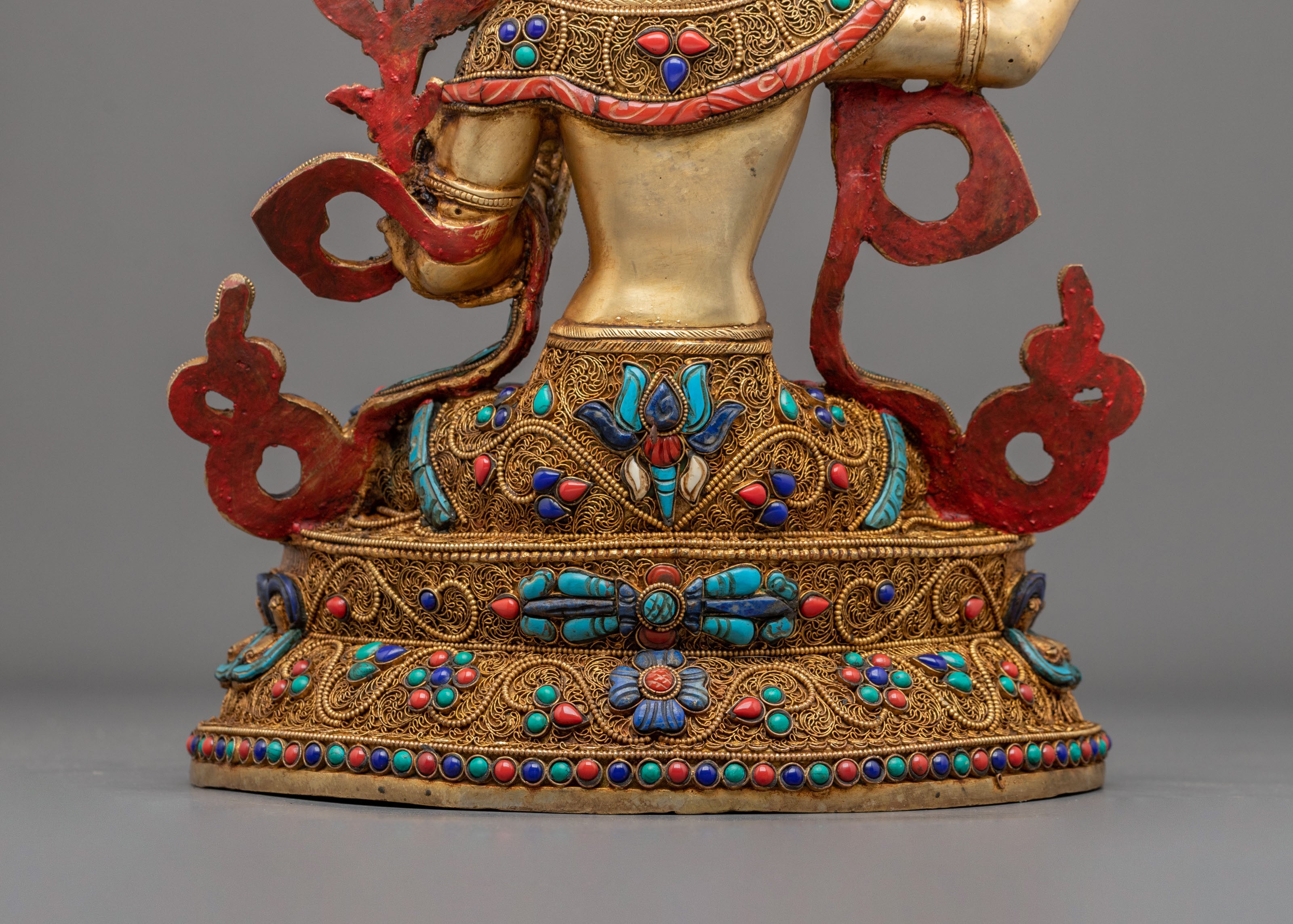 Manjushri Statue | Handcrafted Copper Figurine
