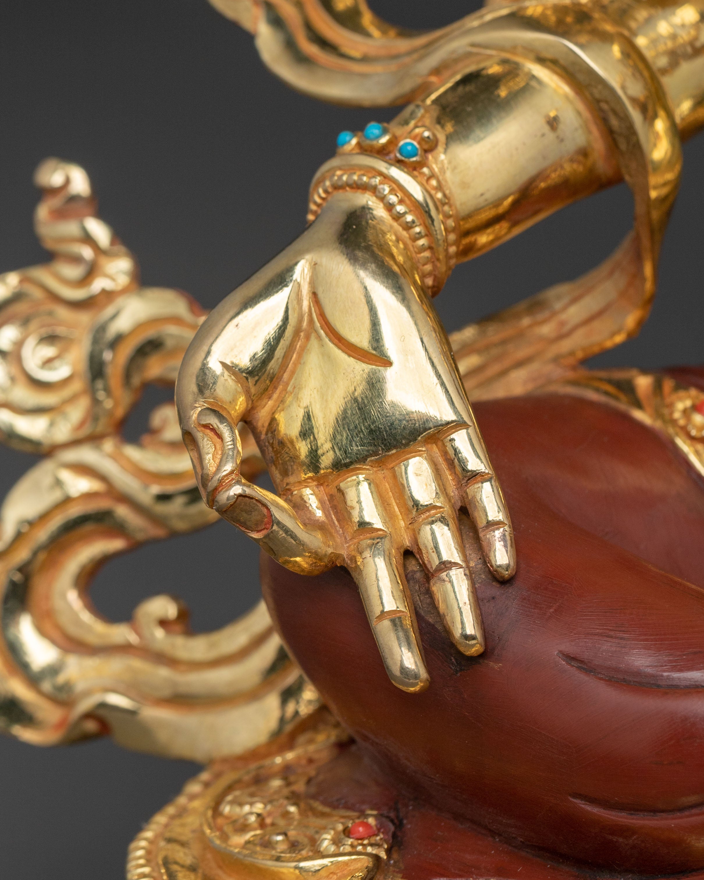 Green Tara Meditation Statue | Handcrafted Serenity