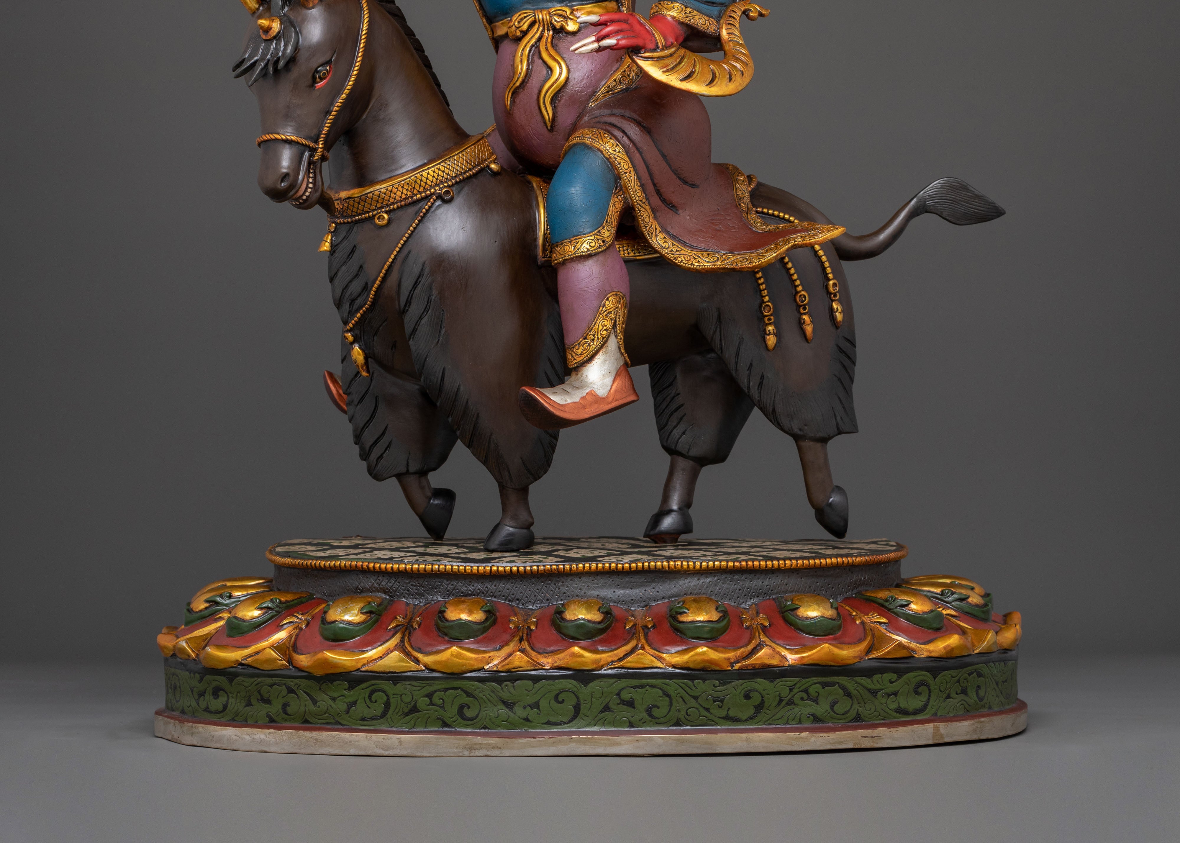 Damchen Garwai Nagpo: Tibetan Wrathful Protector Deity