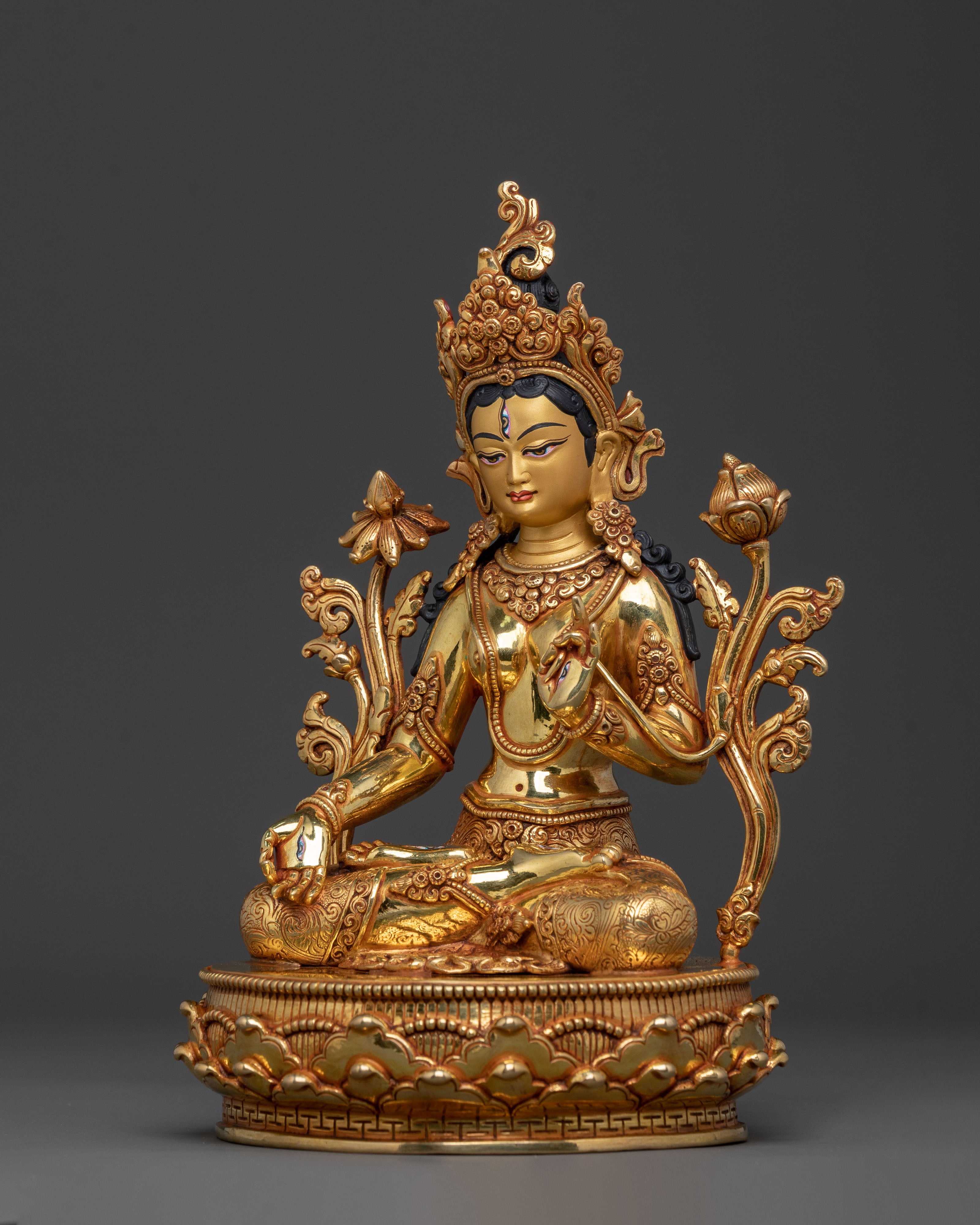 White Tara Healing Grace Statue | Spiritual Figurine