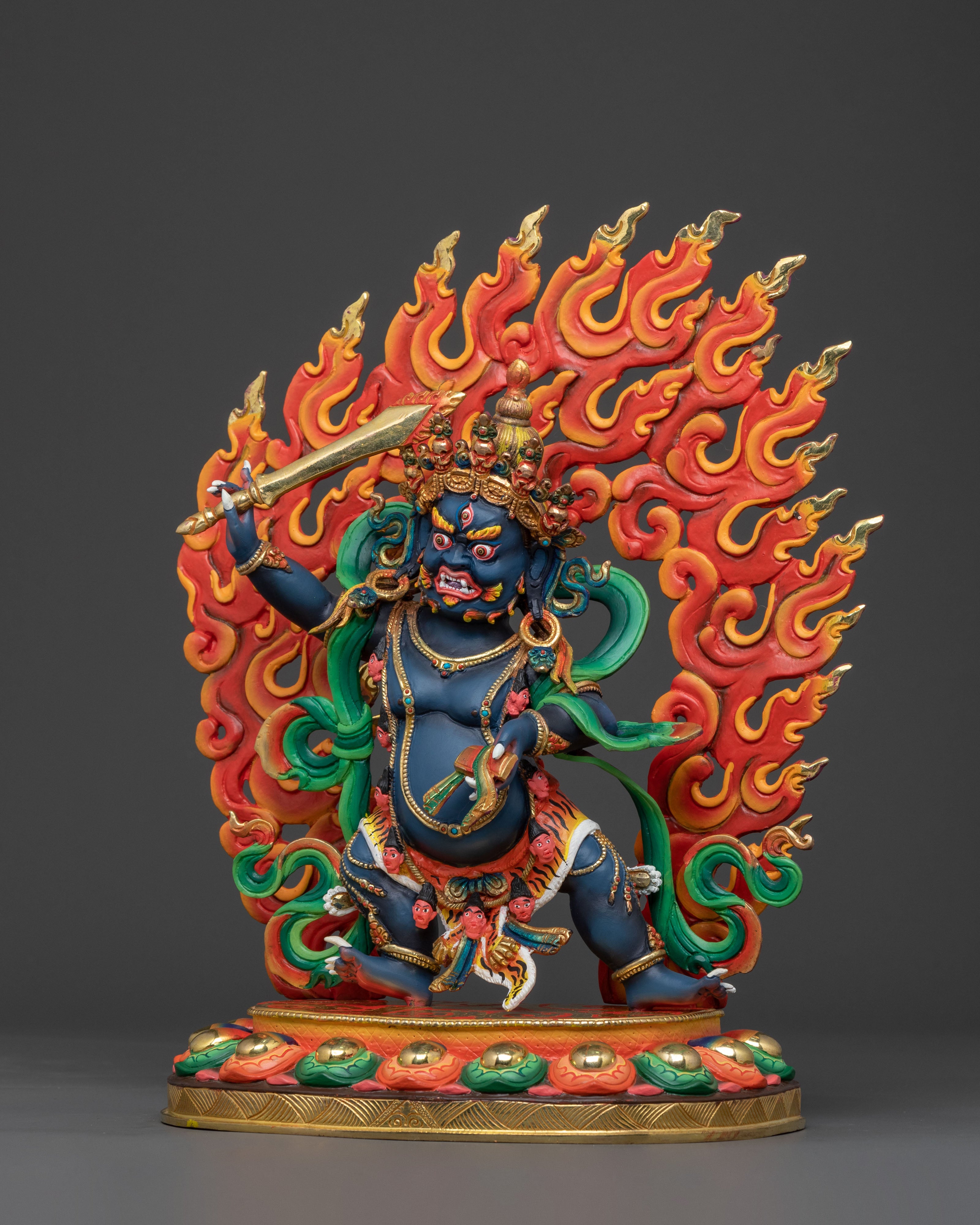 Black Manjushri Spiritual Statue | Symbol of Strength