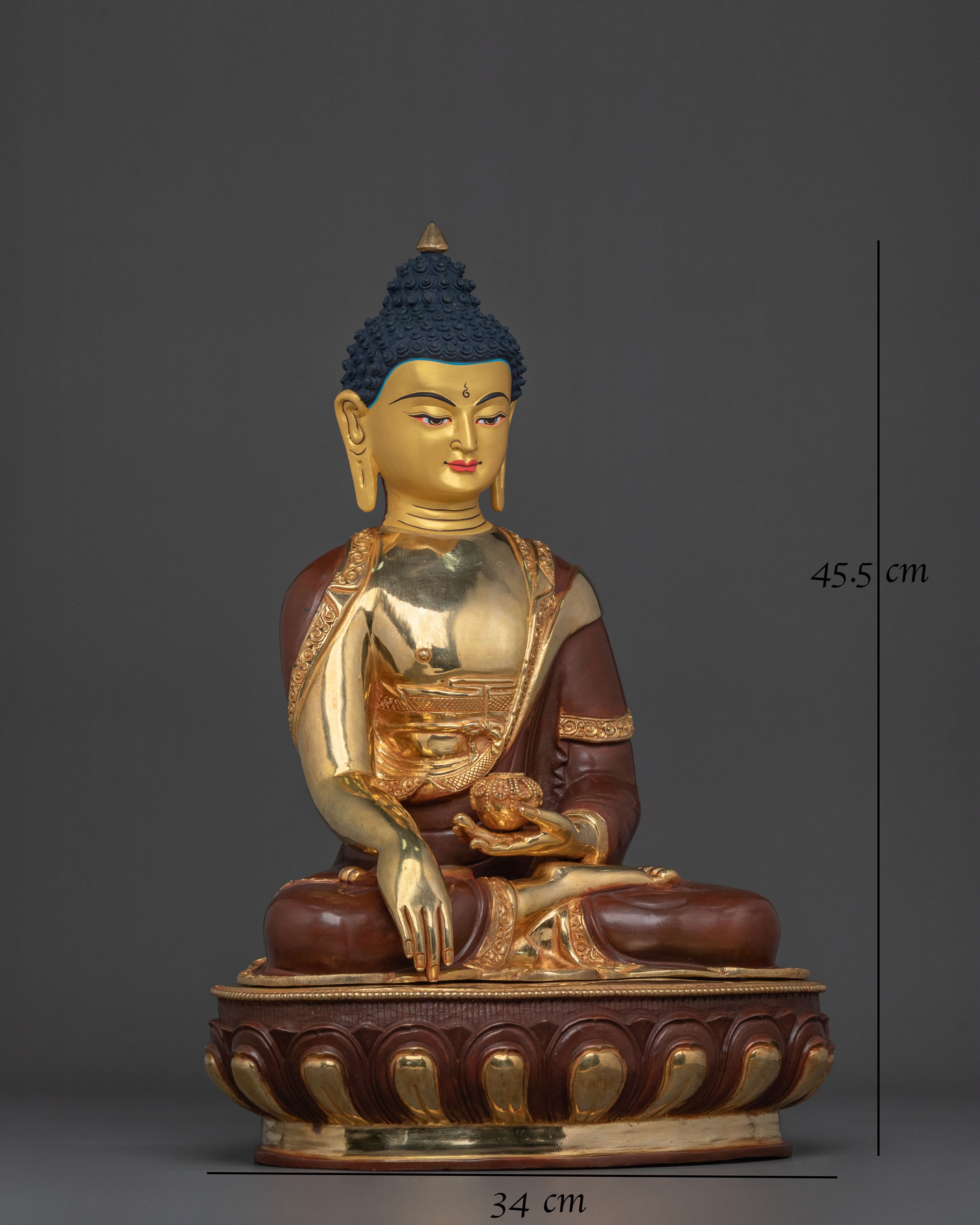 Hand-Carved Shakyamuni Buddha Statue | Home Decor