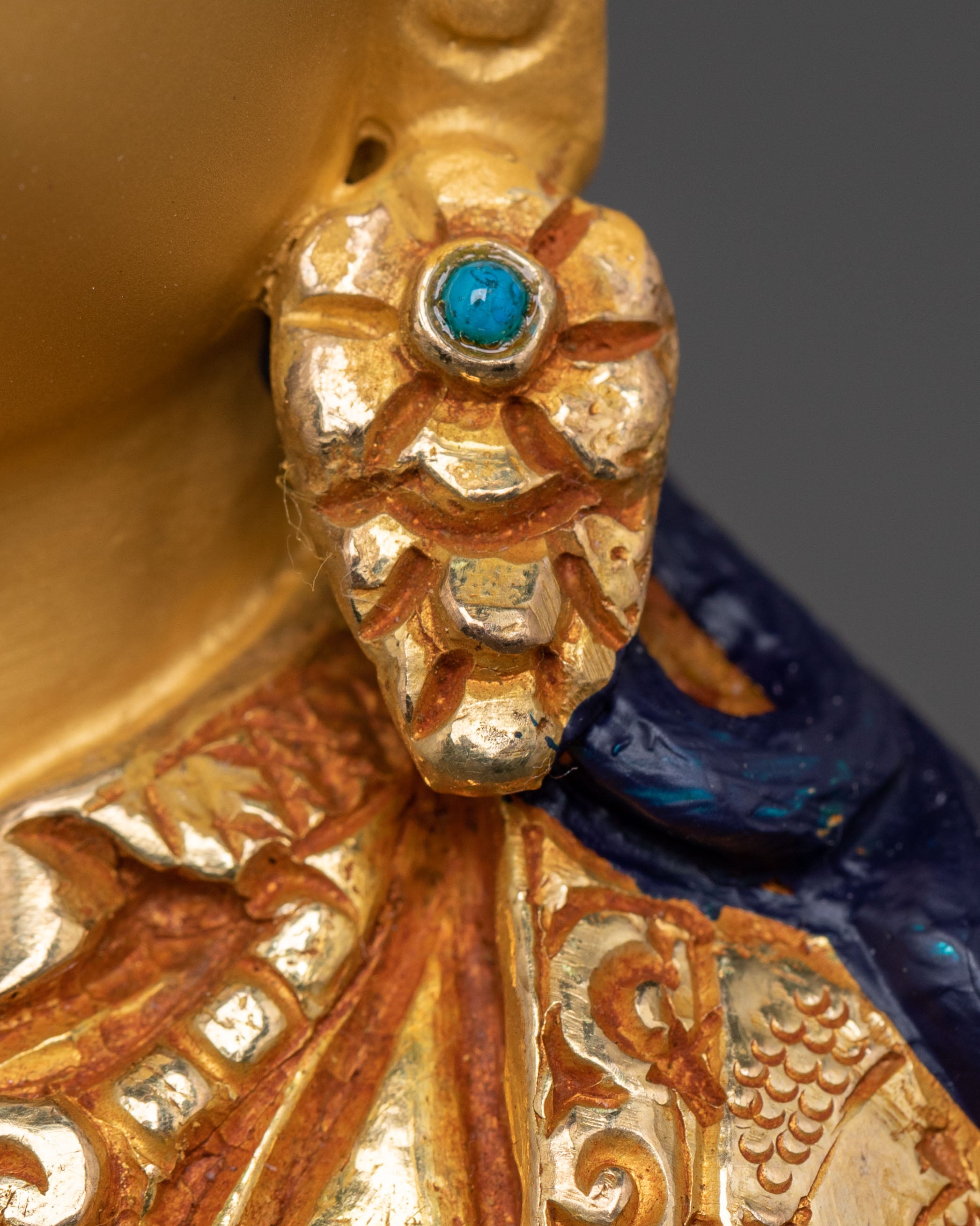 Guru Rinpoche: 24K Gold Gilded Serenity