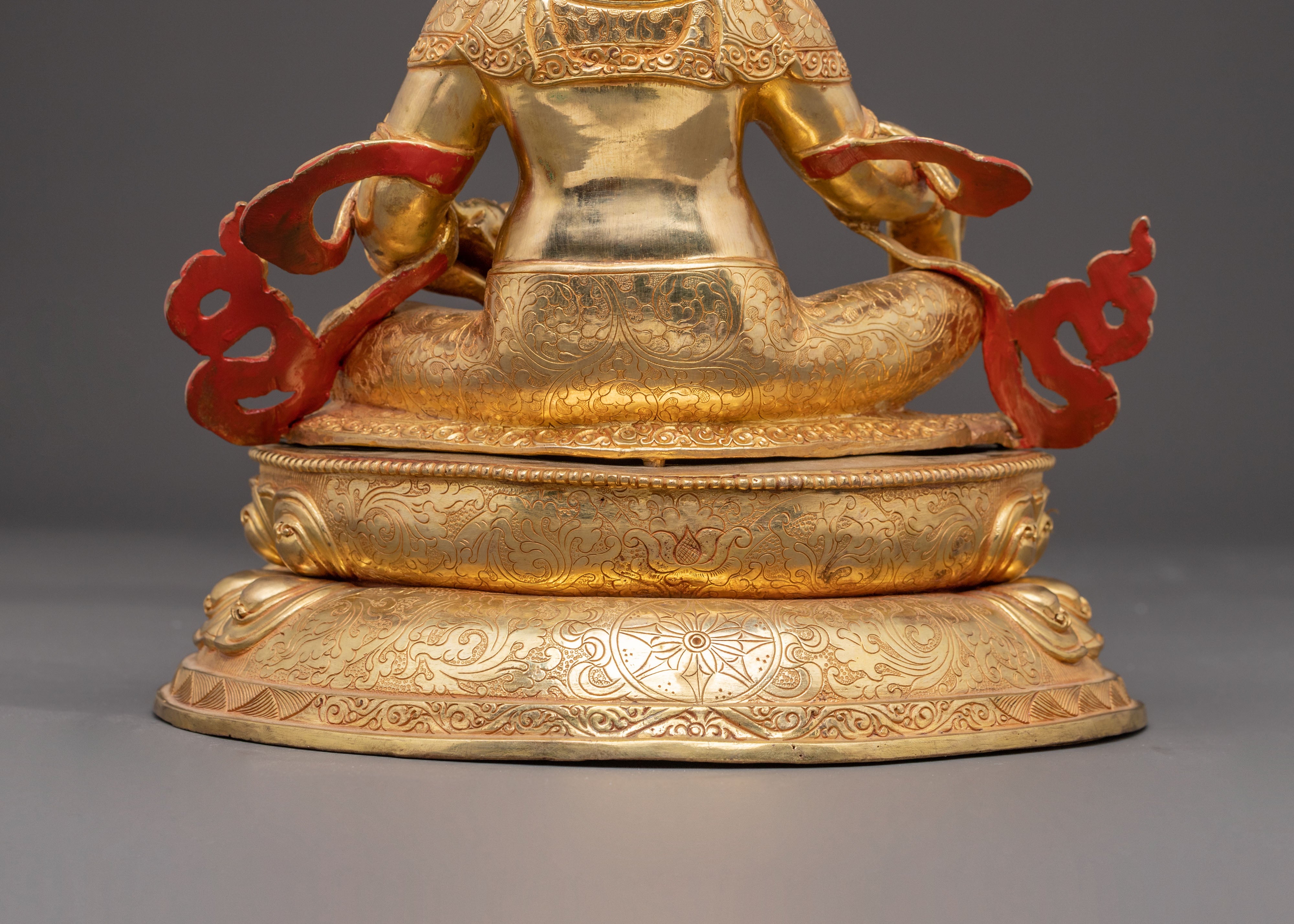 Golden Dzambhala Statue: Spiritual and Wealth Blessings