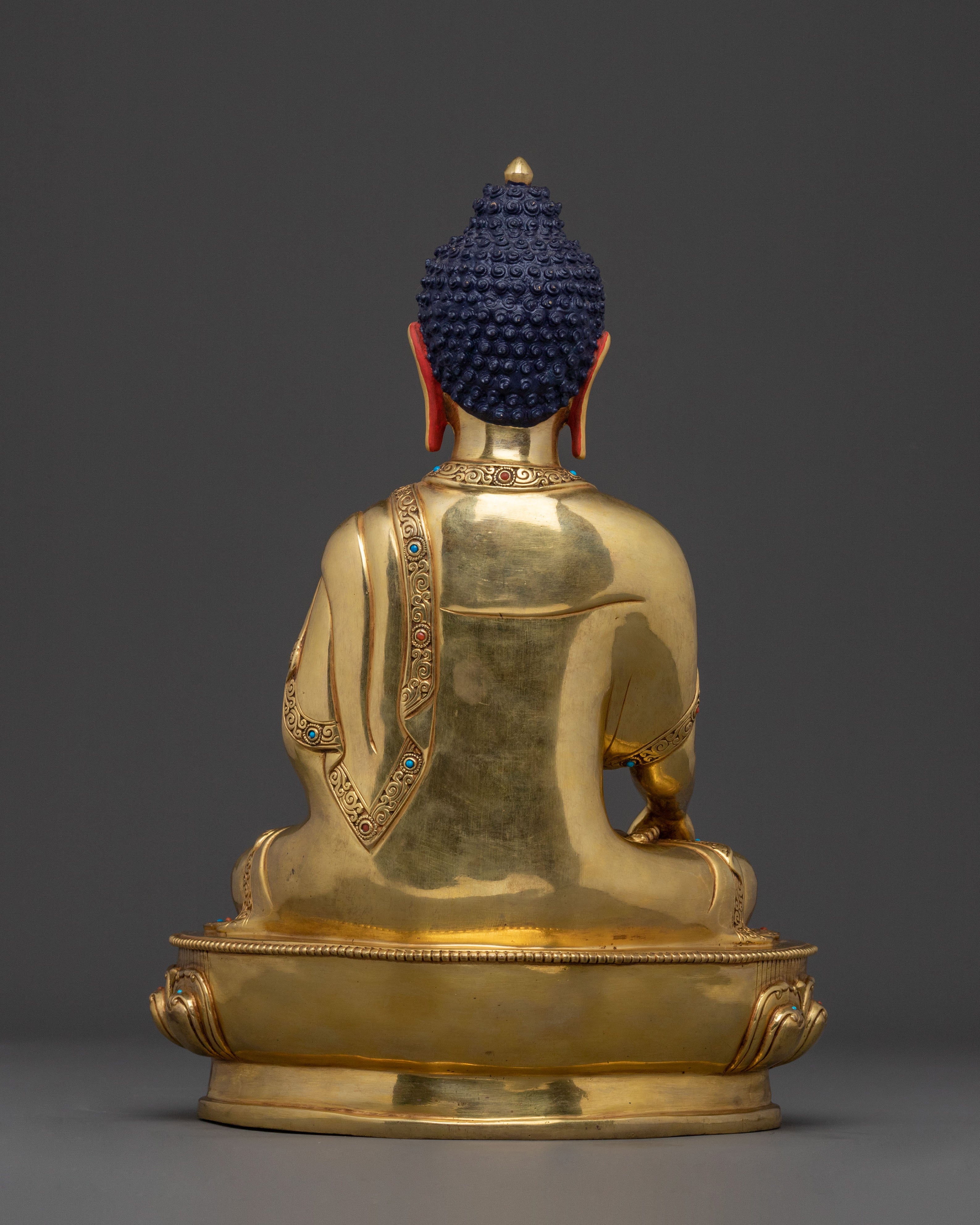 Mitrugpa Sacred Buddha Statue with Antique Finish
