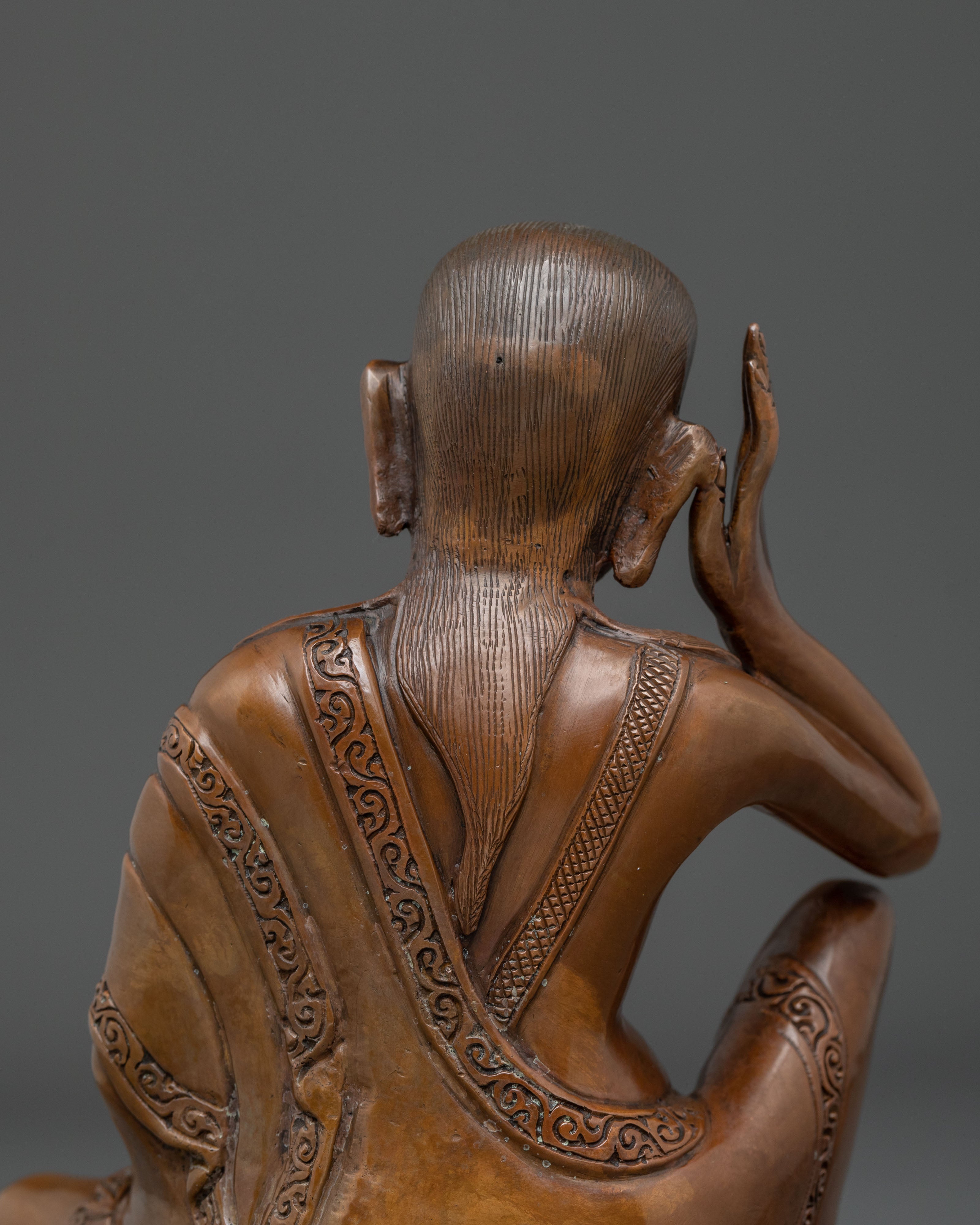 Milarepa Statue: Tibetan Buddhist Master